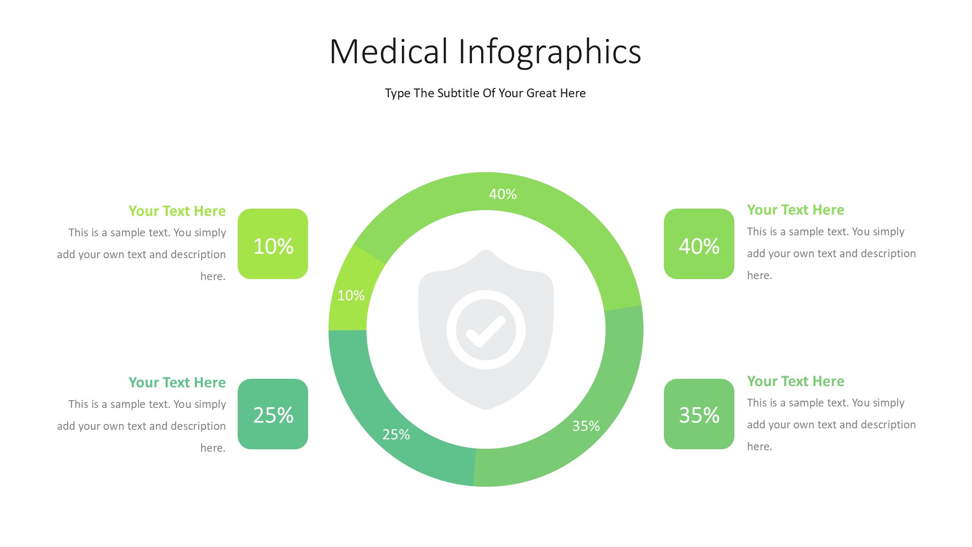 医疗医药图形信息图示PPT模板