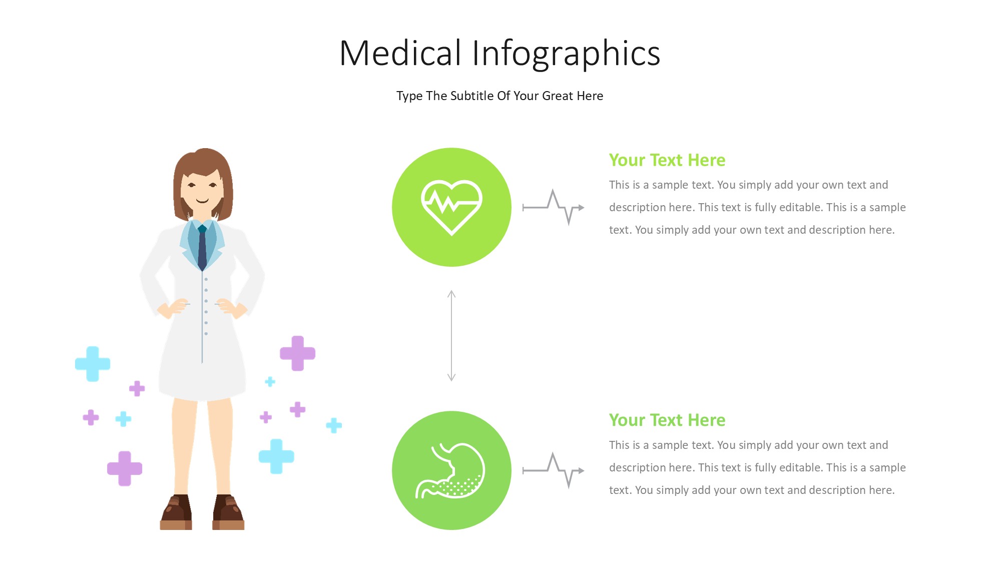 医疗医药图形信息图示PPT模板
