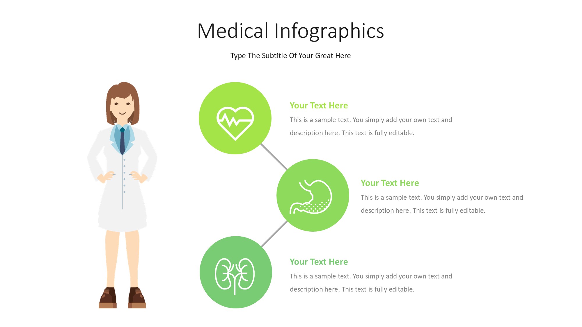 医疗医药图形信息图示PPT模板