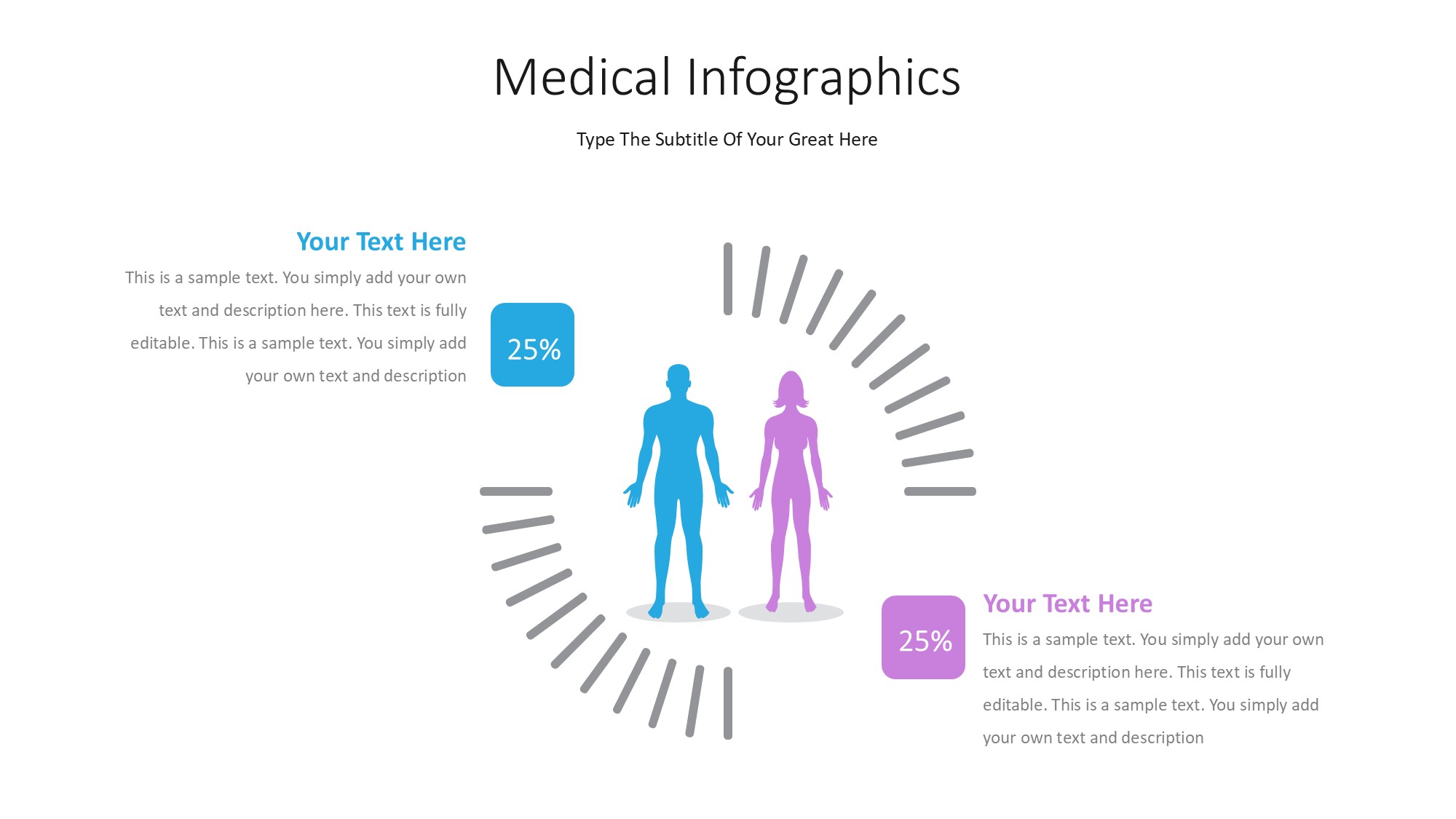 医疗医药图形信息图示PPT模板