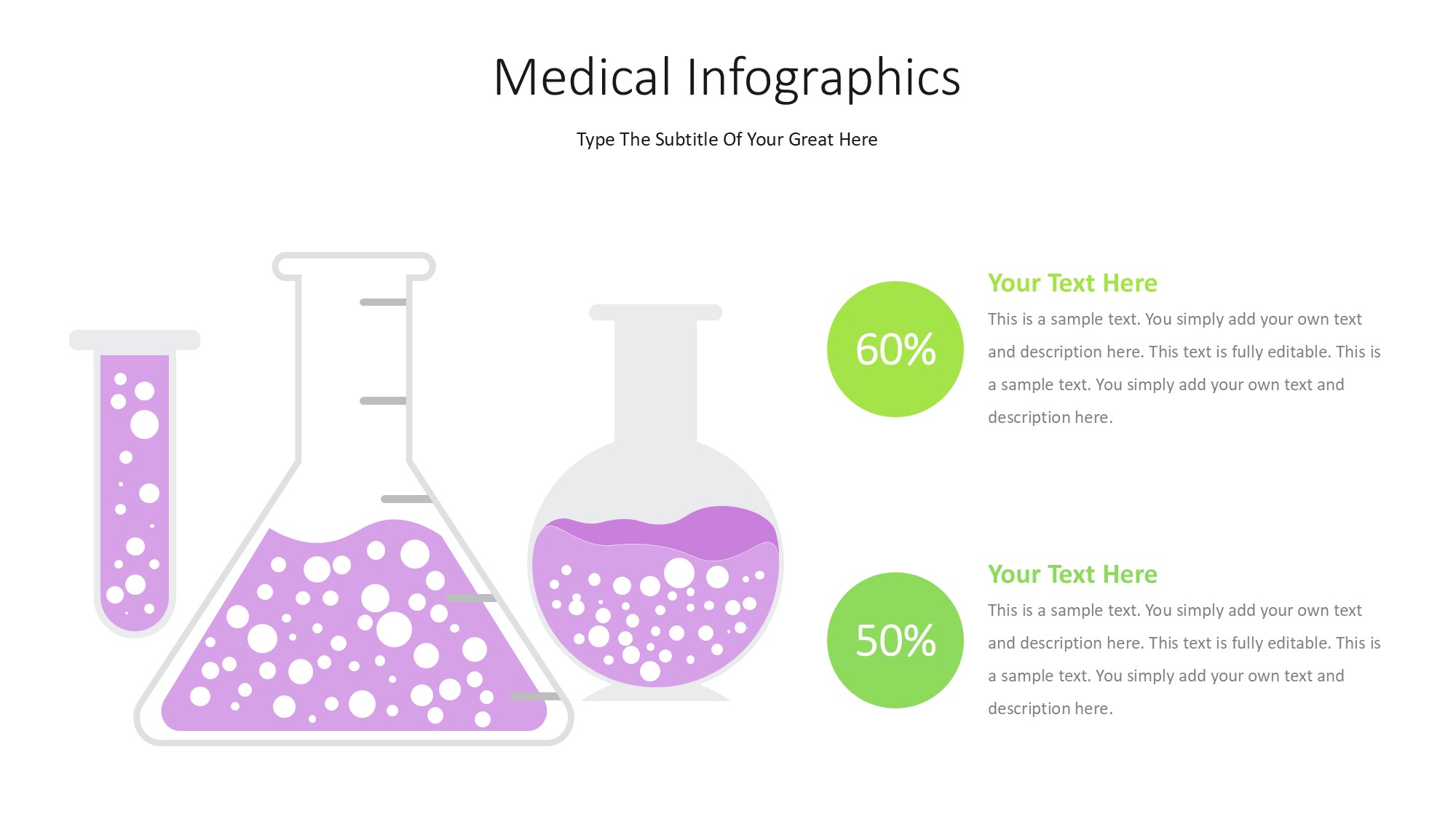 医疗医药图形信息图示PPT模板