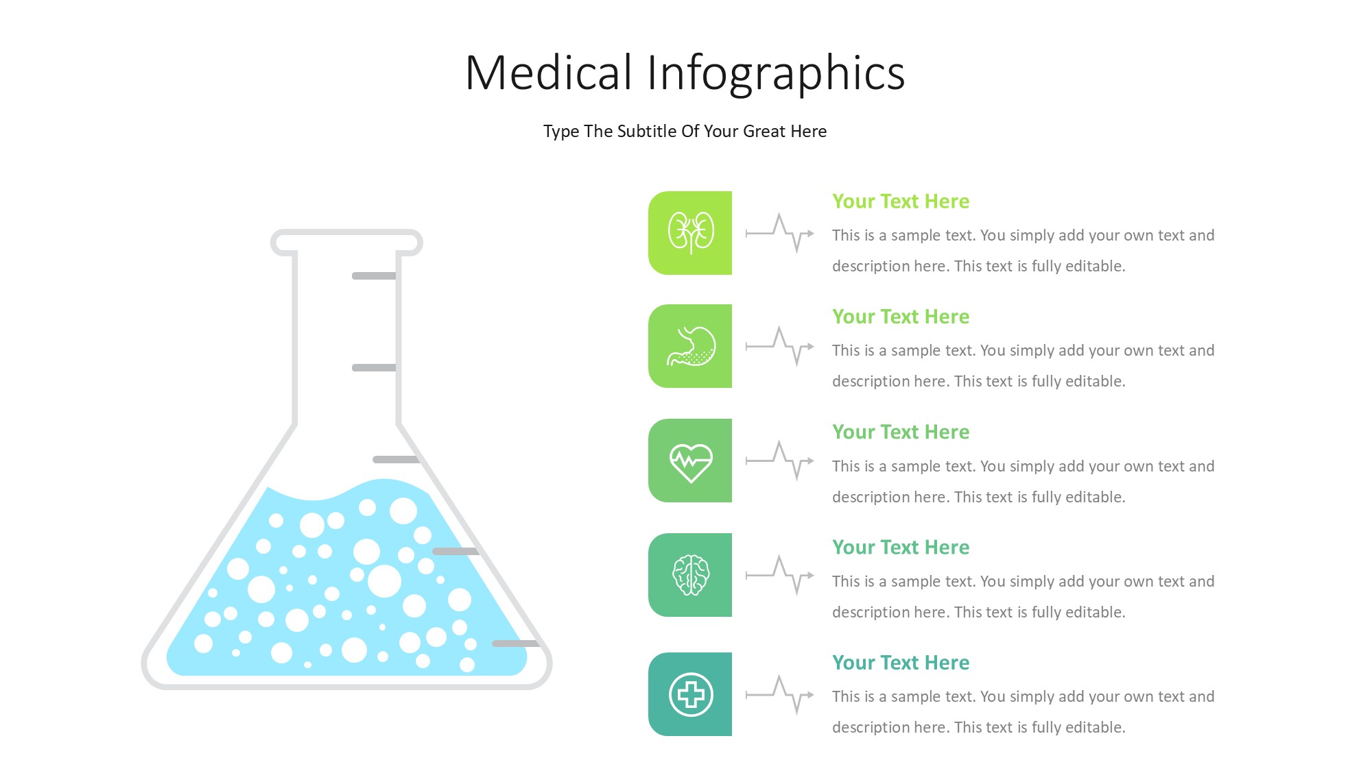医疗医药图形信息图示PPT模板