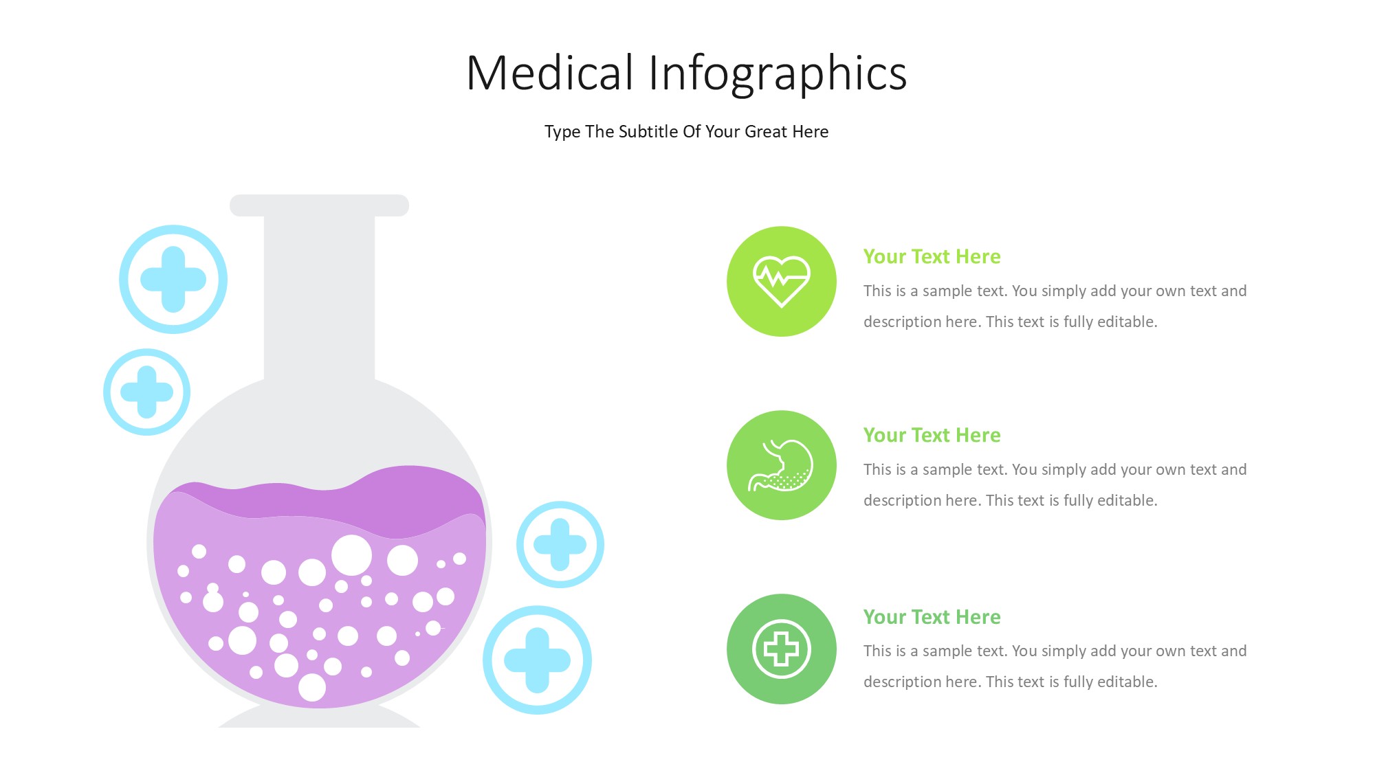 医疗医药图形信息图示PPT模板