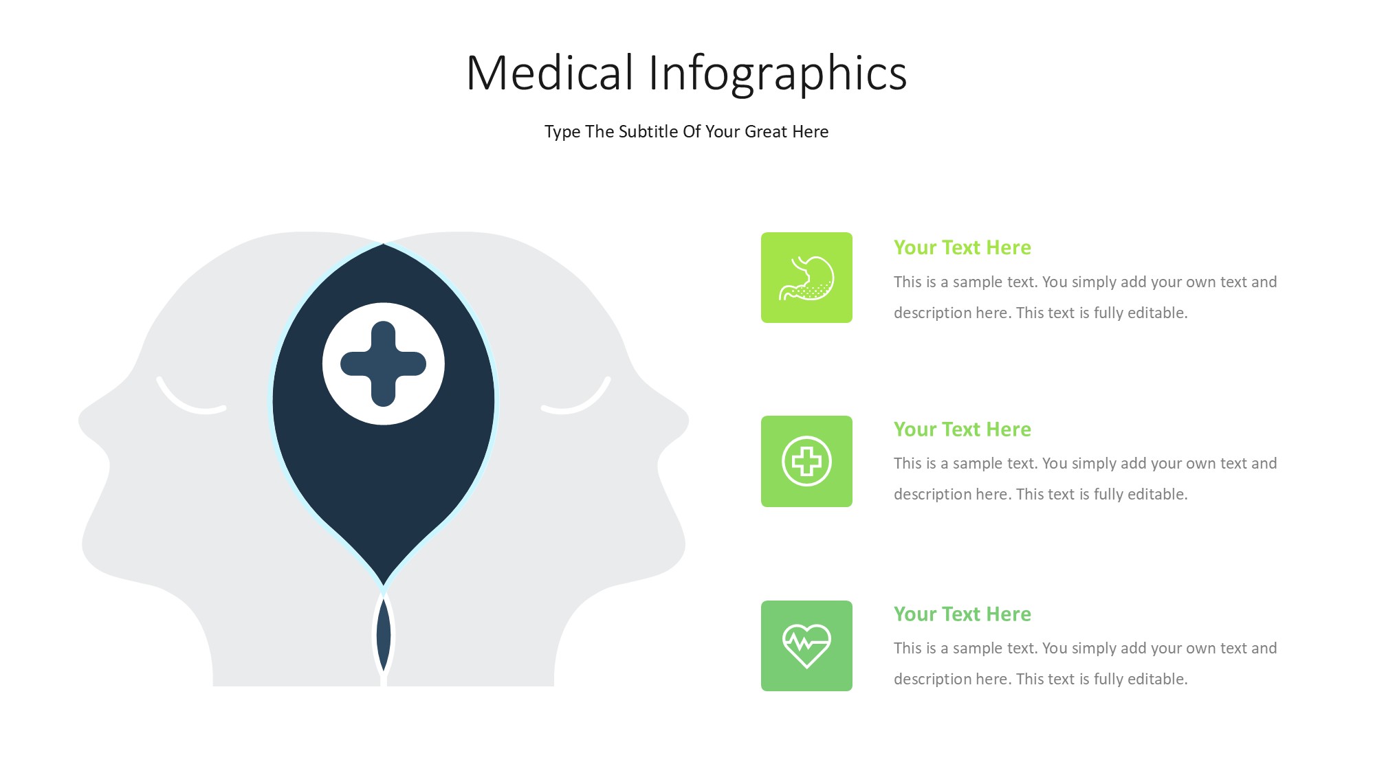 医疗医药图形信息图示PPT模板