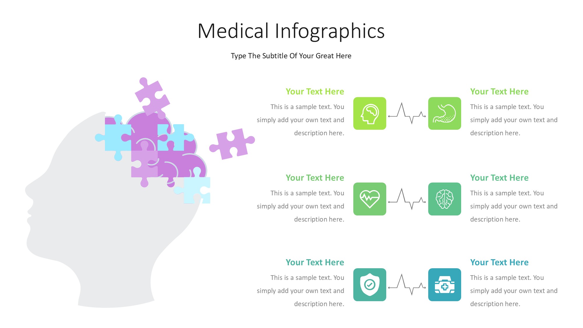 医疗医药图形信息图示PPT模板