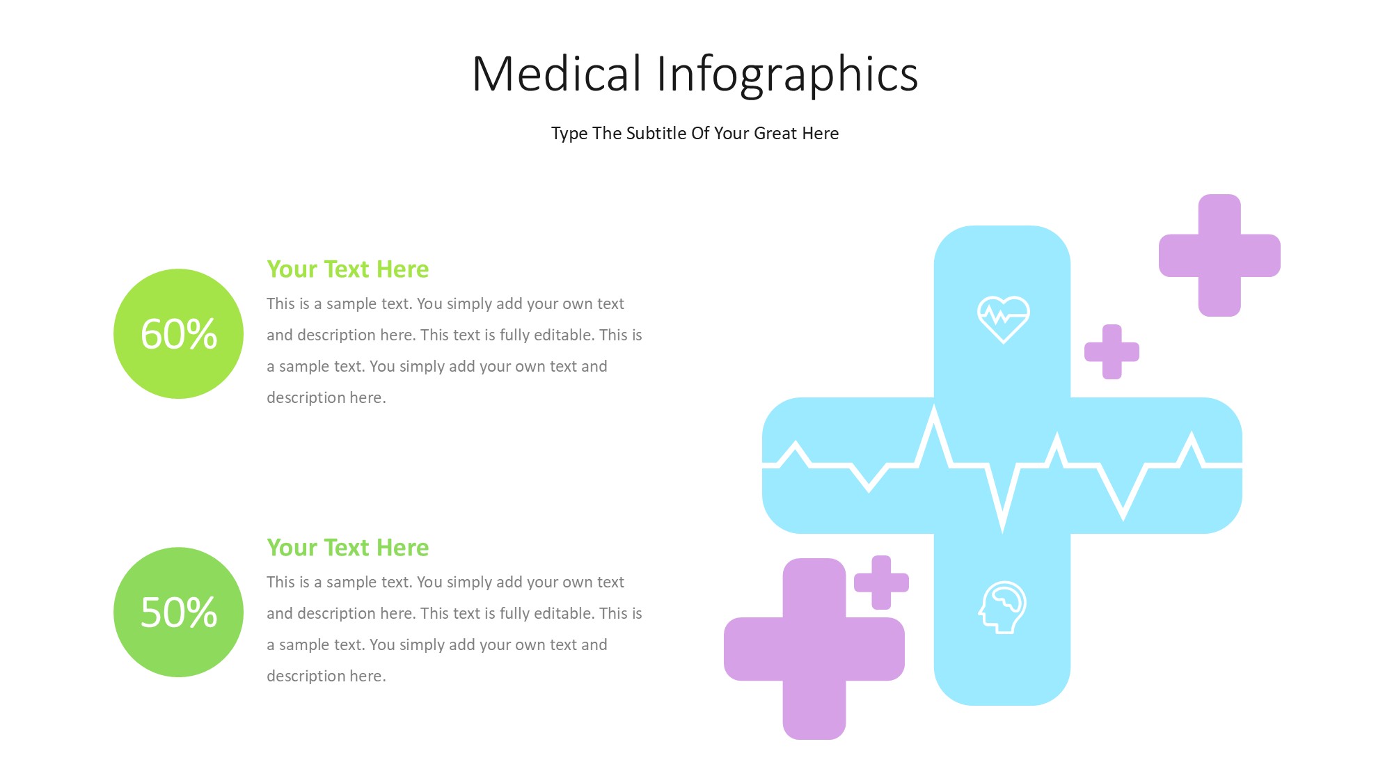 医疗医药图形信息图示PPT模板