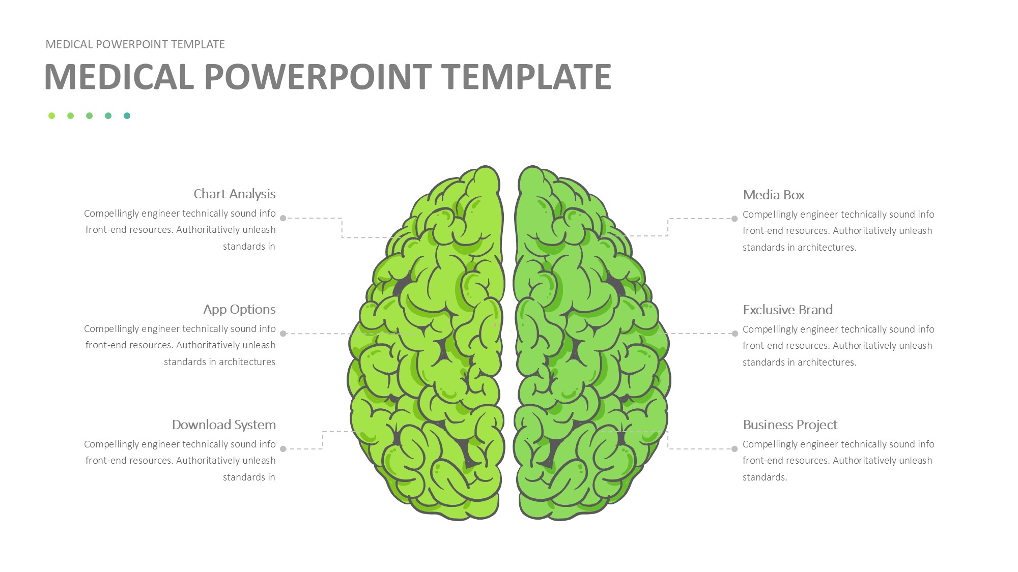 医疗医药图形信息图示PPT模板