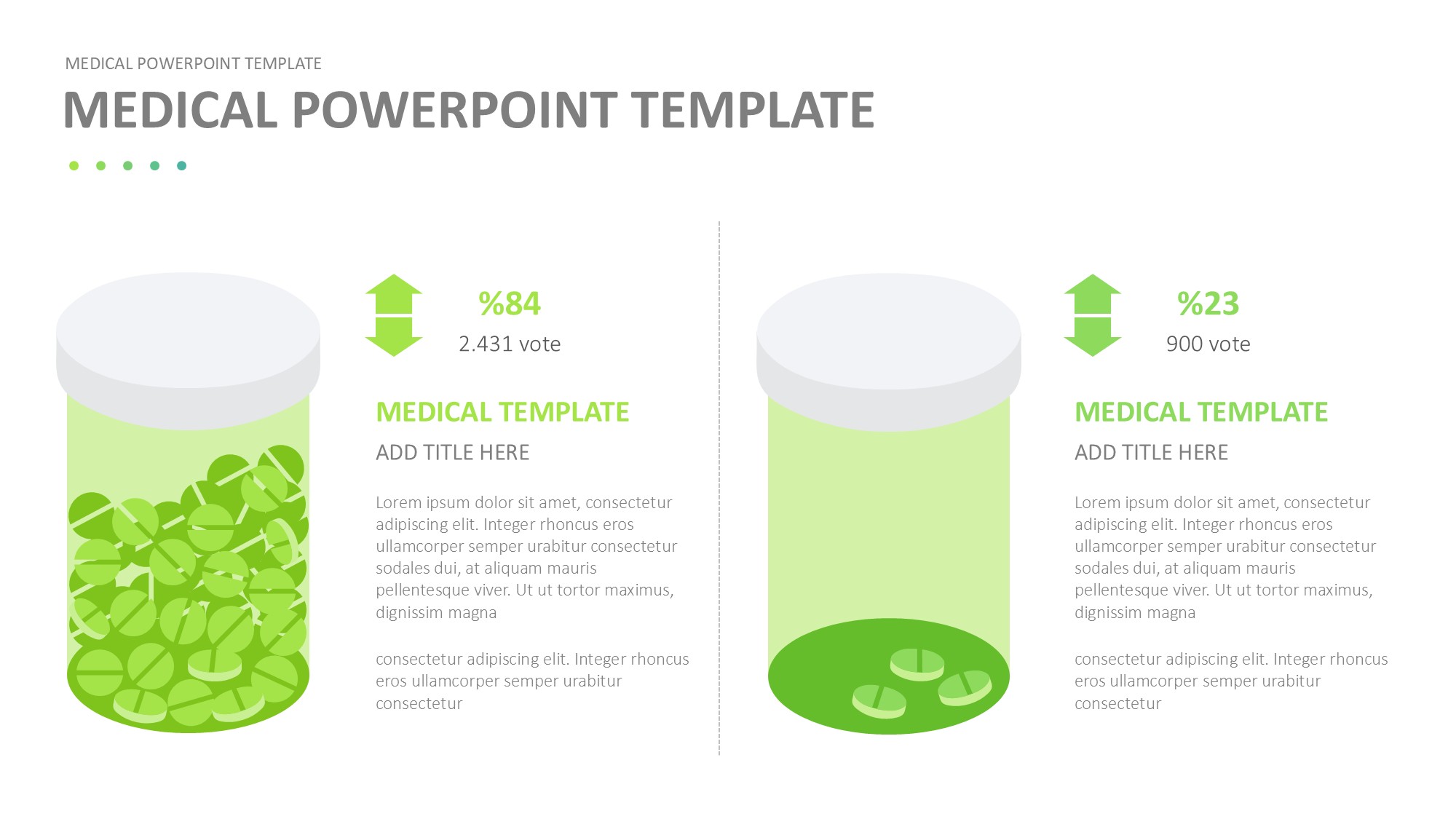 医疗医药图形信息图示PPT模板