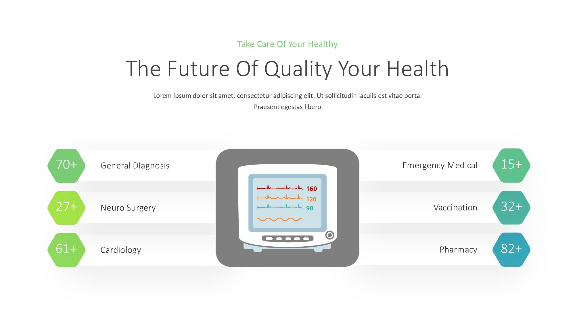 医疗医药图形信息图示PPT模板