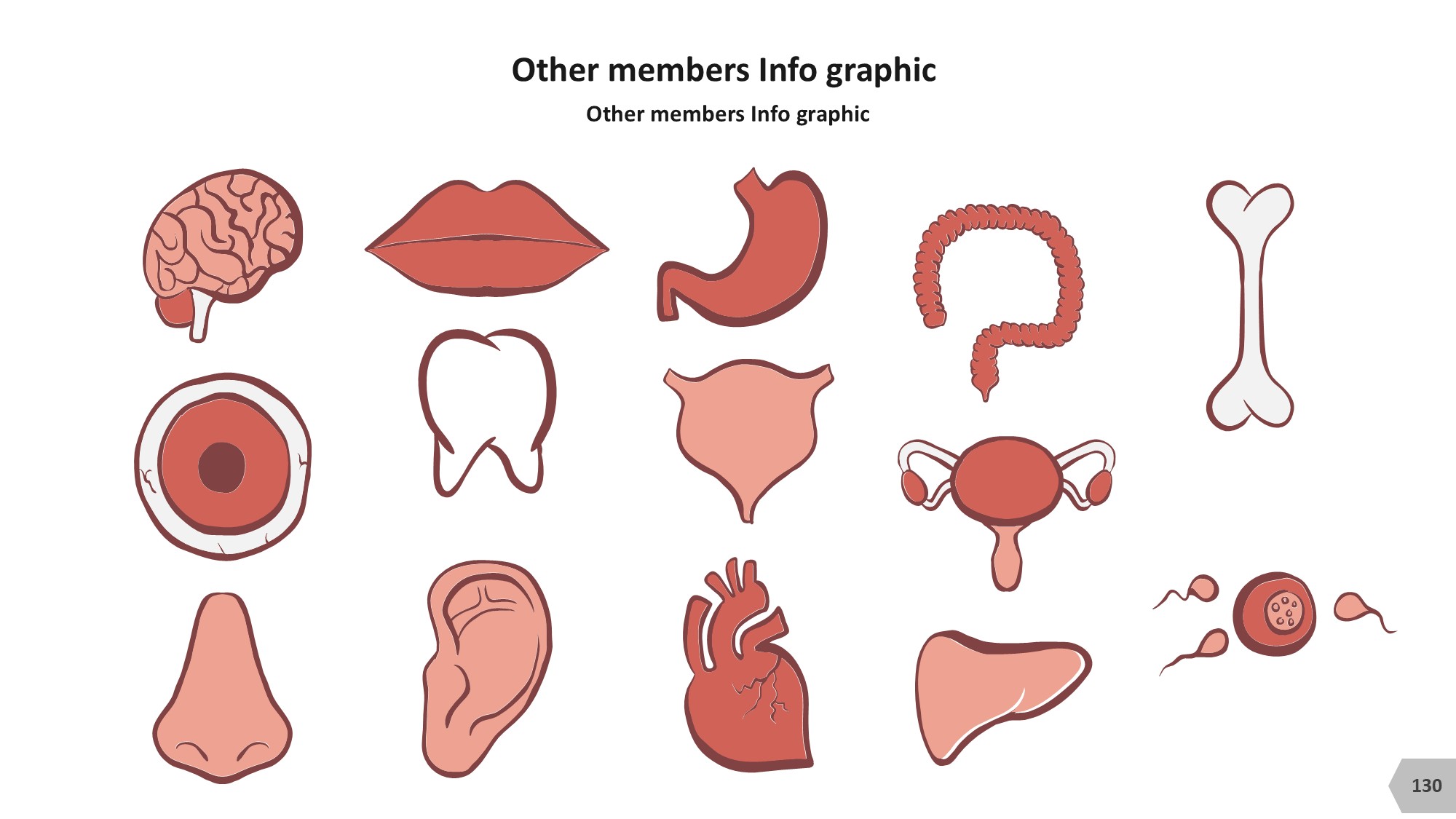 医疗医药图形信息图示PPT模板