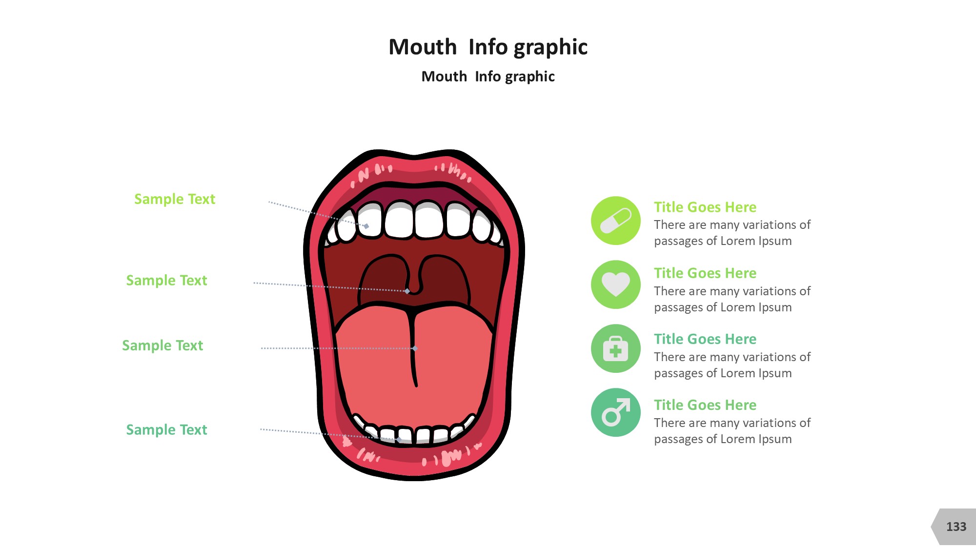 医疗医药图形信息图示PPT模板