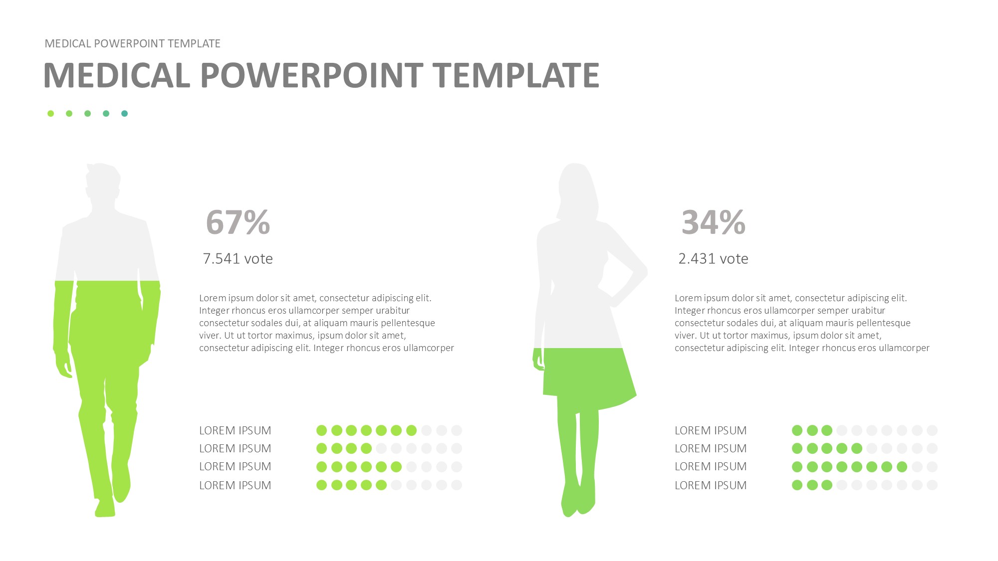 医疗医药图形信息图示PPT模板