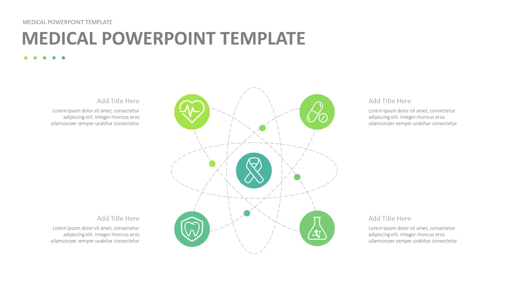 医疗医药图形信息图示PPT模板