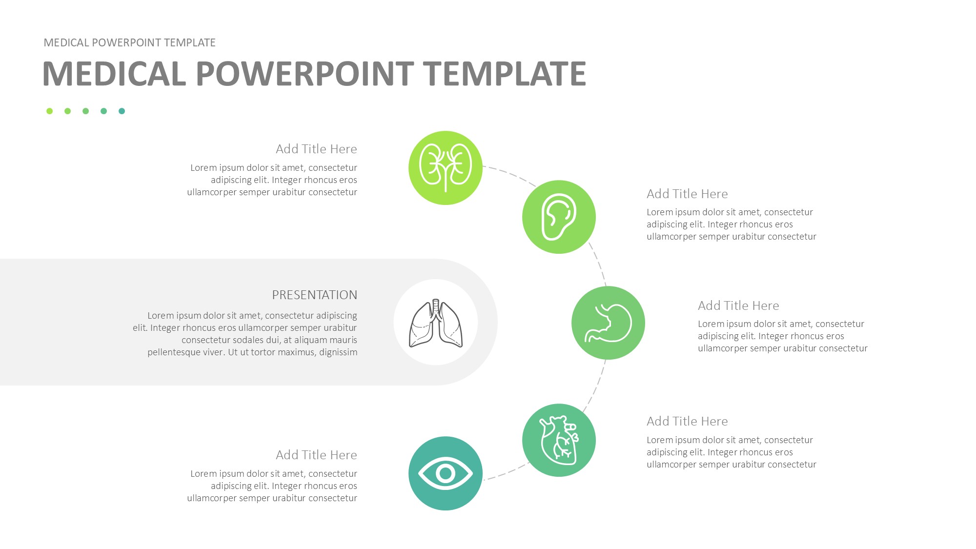 医疗医药图形信息图示PPT模板