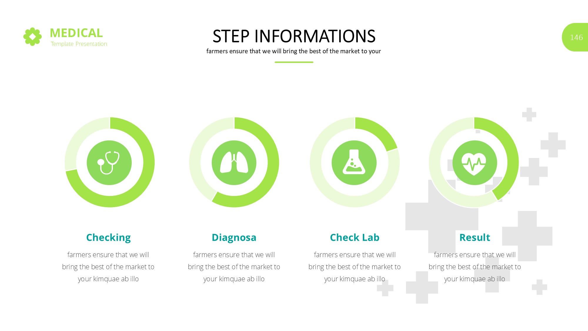 医疗医药图形信息图示PPT模板