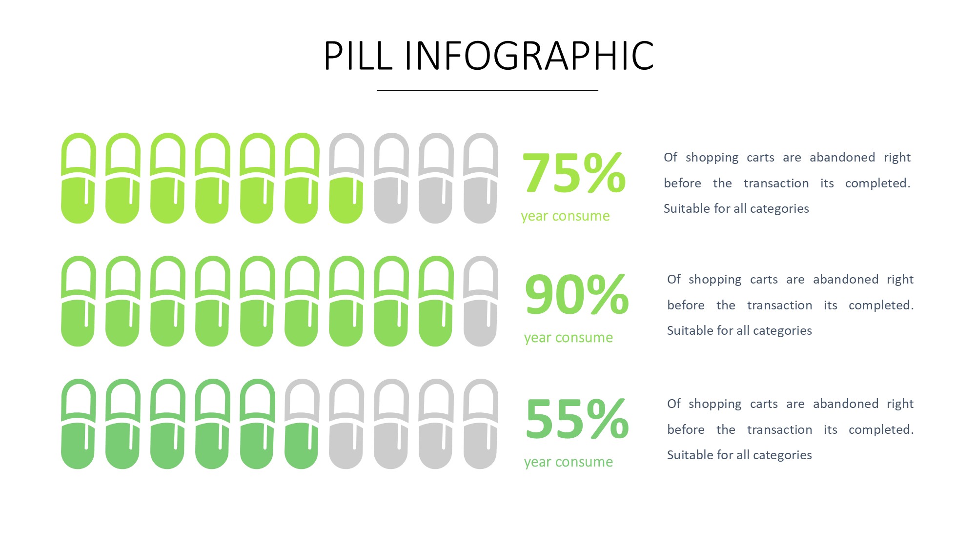 医疗医药图形信息图示PPT模板