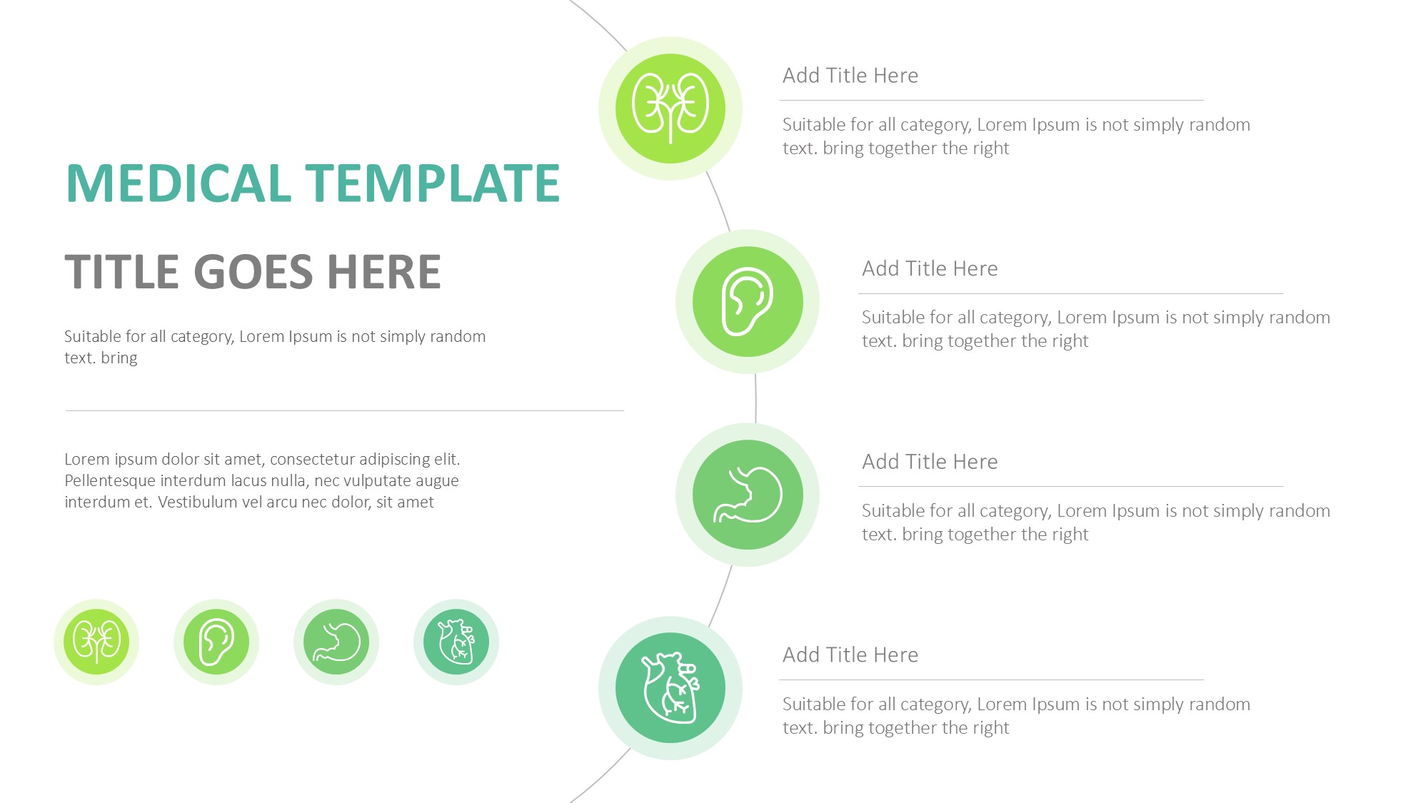 医疗医药图形信息图示PPT模板