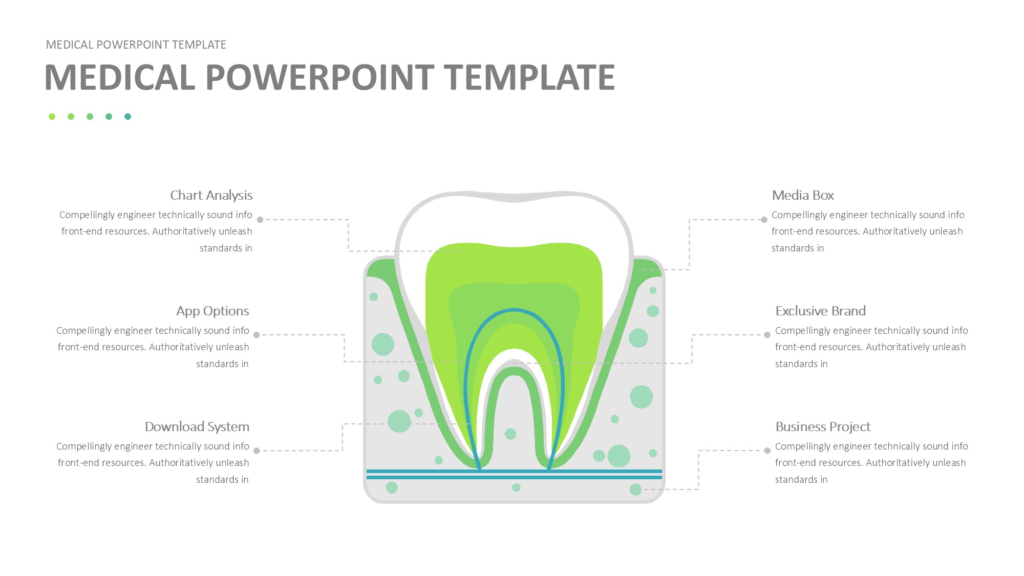 医疗医药图形信息图示PPT模板