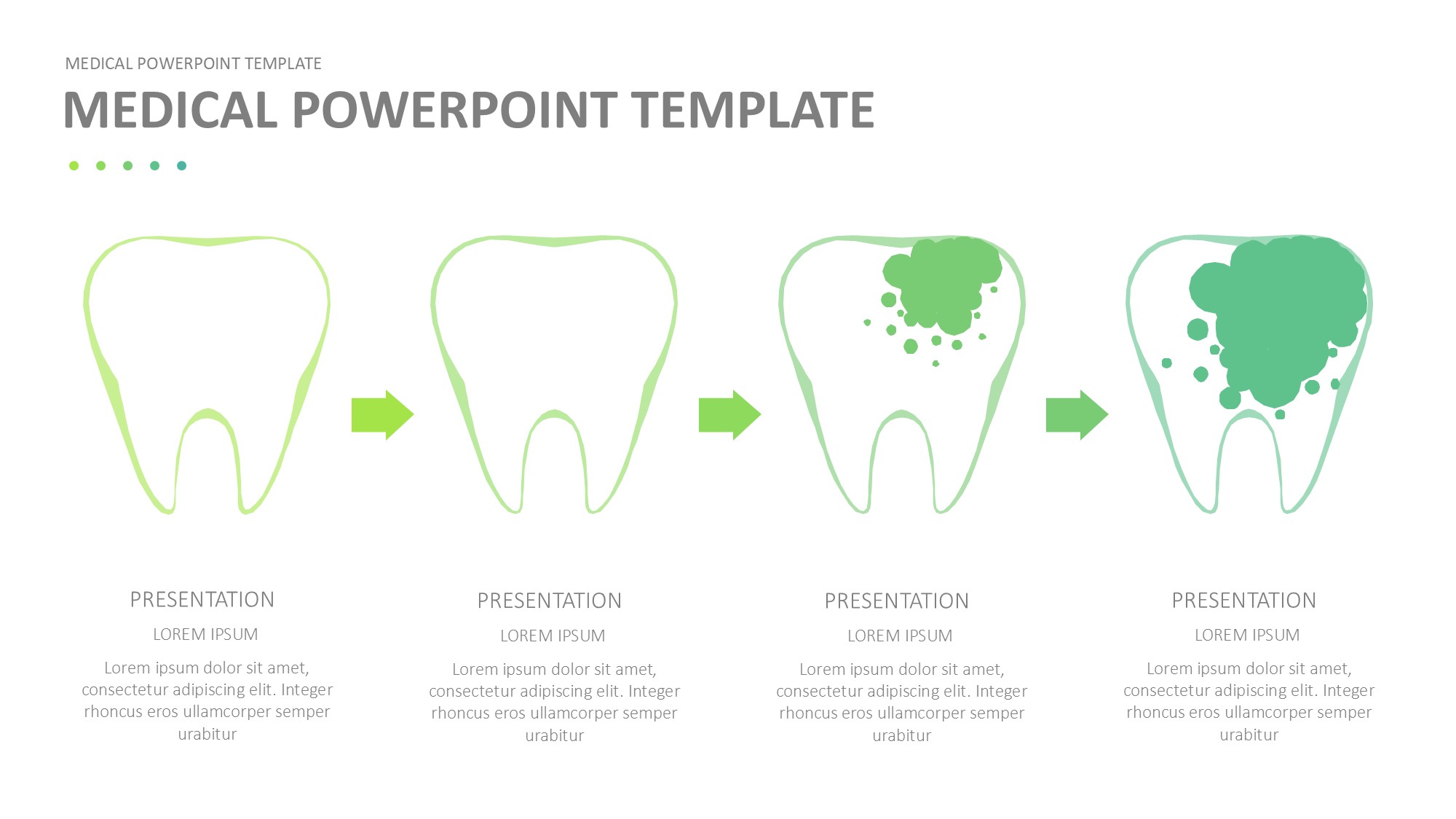 医疗医药图形信息图示PPT模板