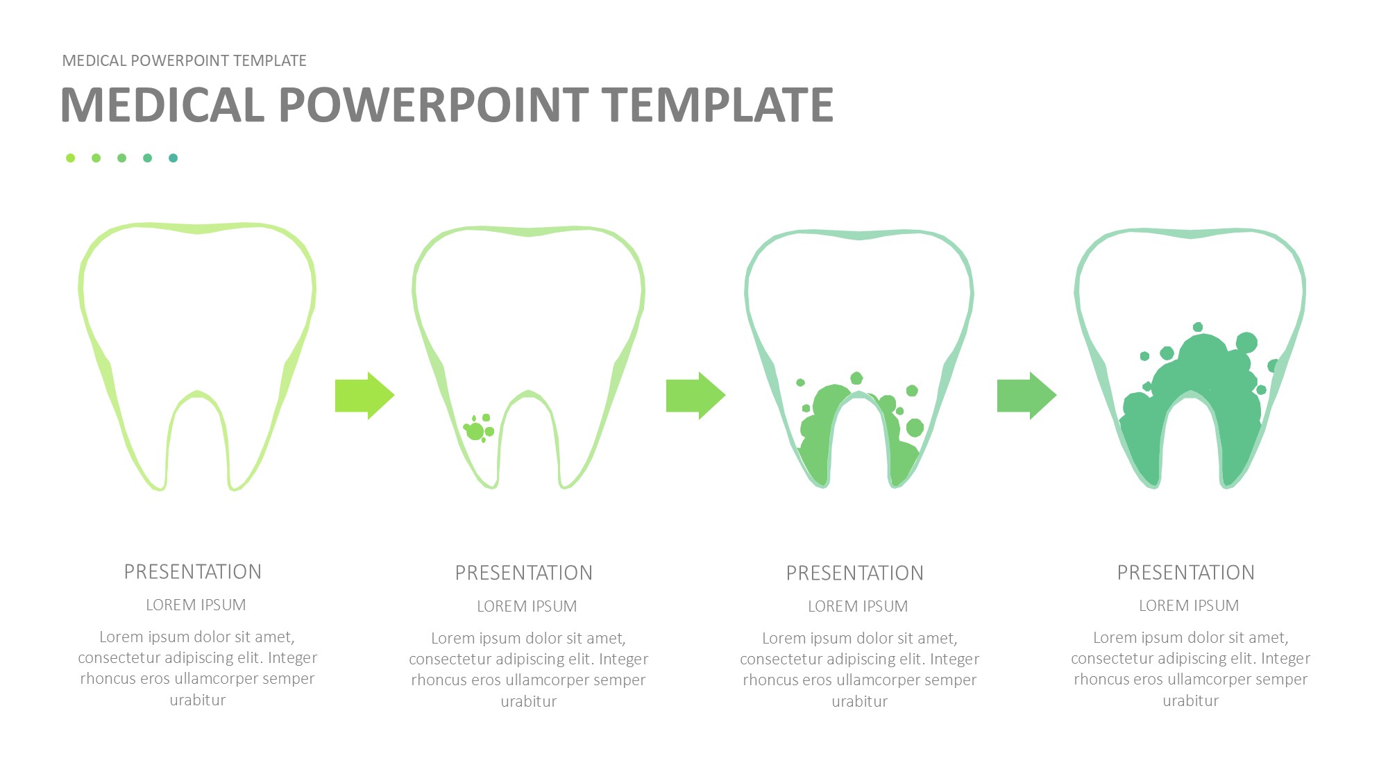 医疗医药图形信息图示PPT模板