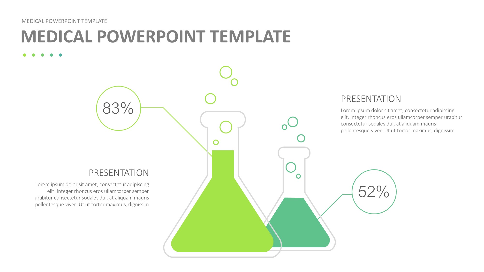 医疗医药图形信息图示PPT模板