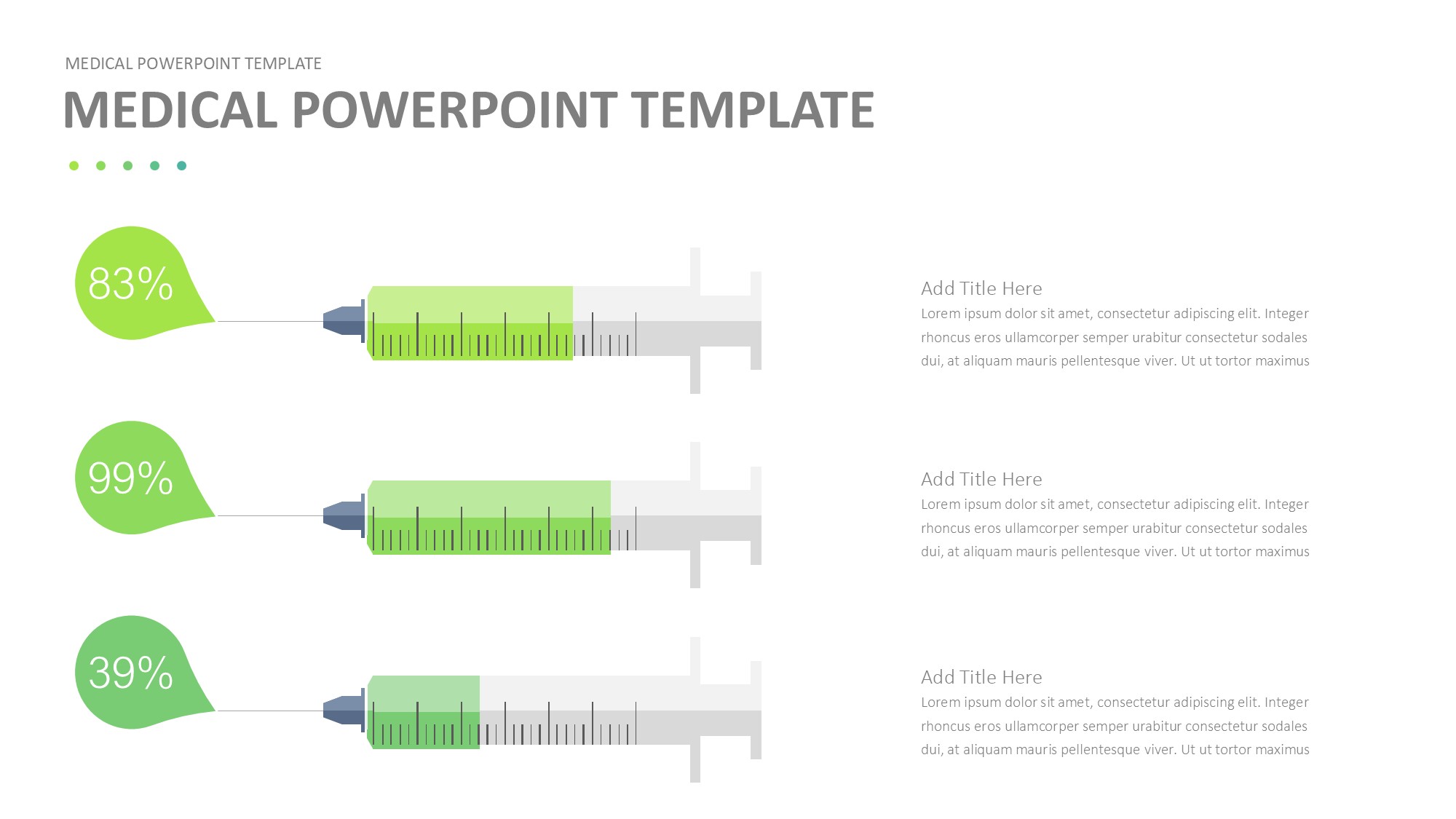 医疗医药图形信息图示PPT模板