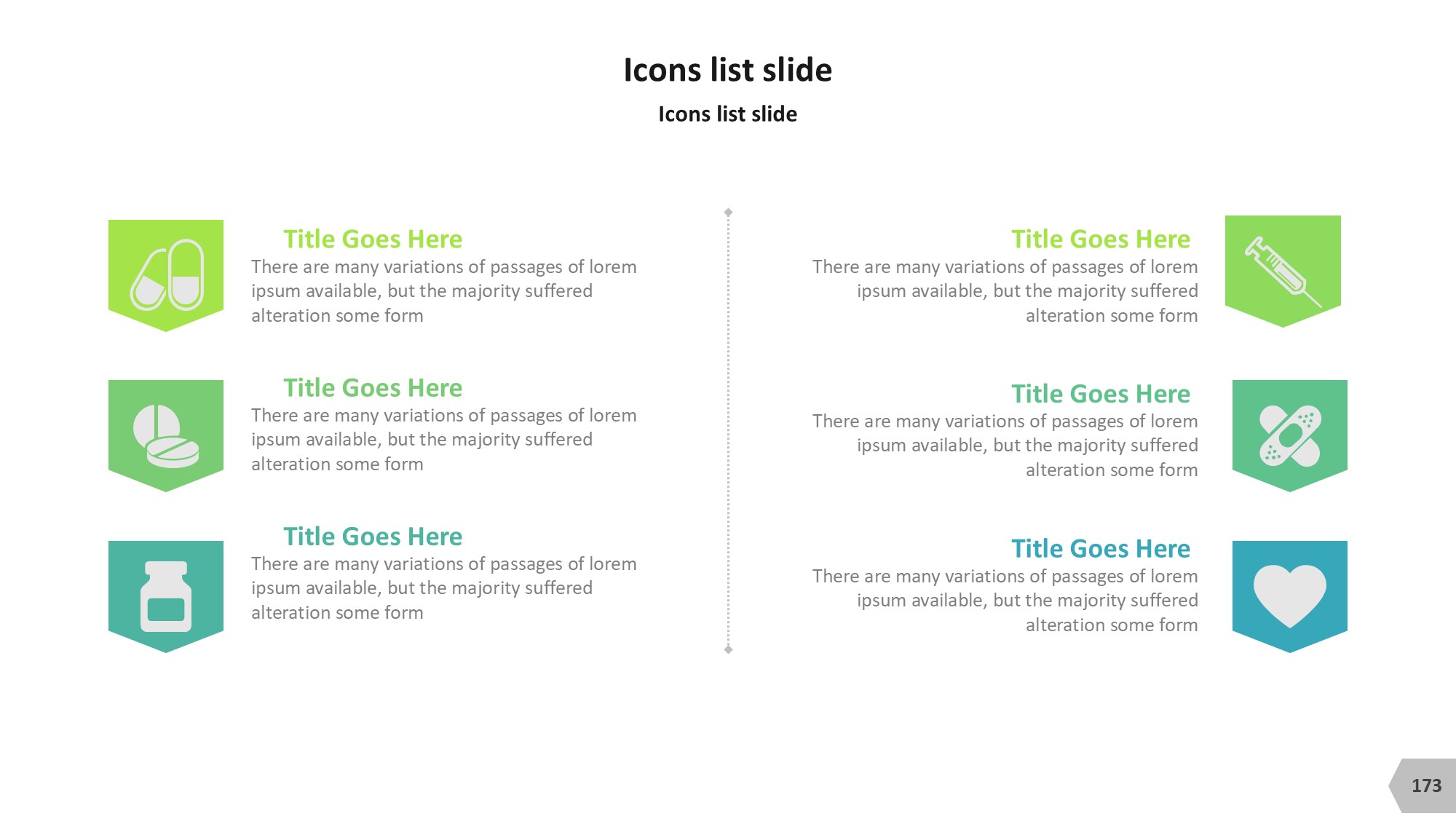 医疗医药图形信息图示PPT模板