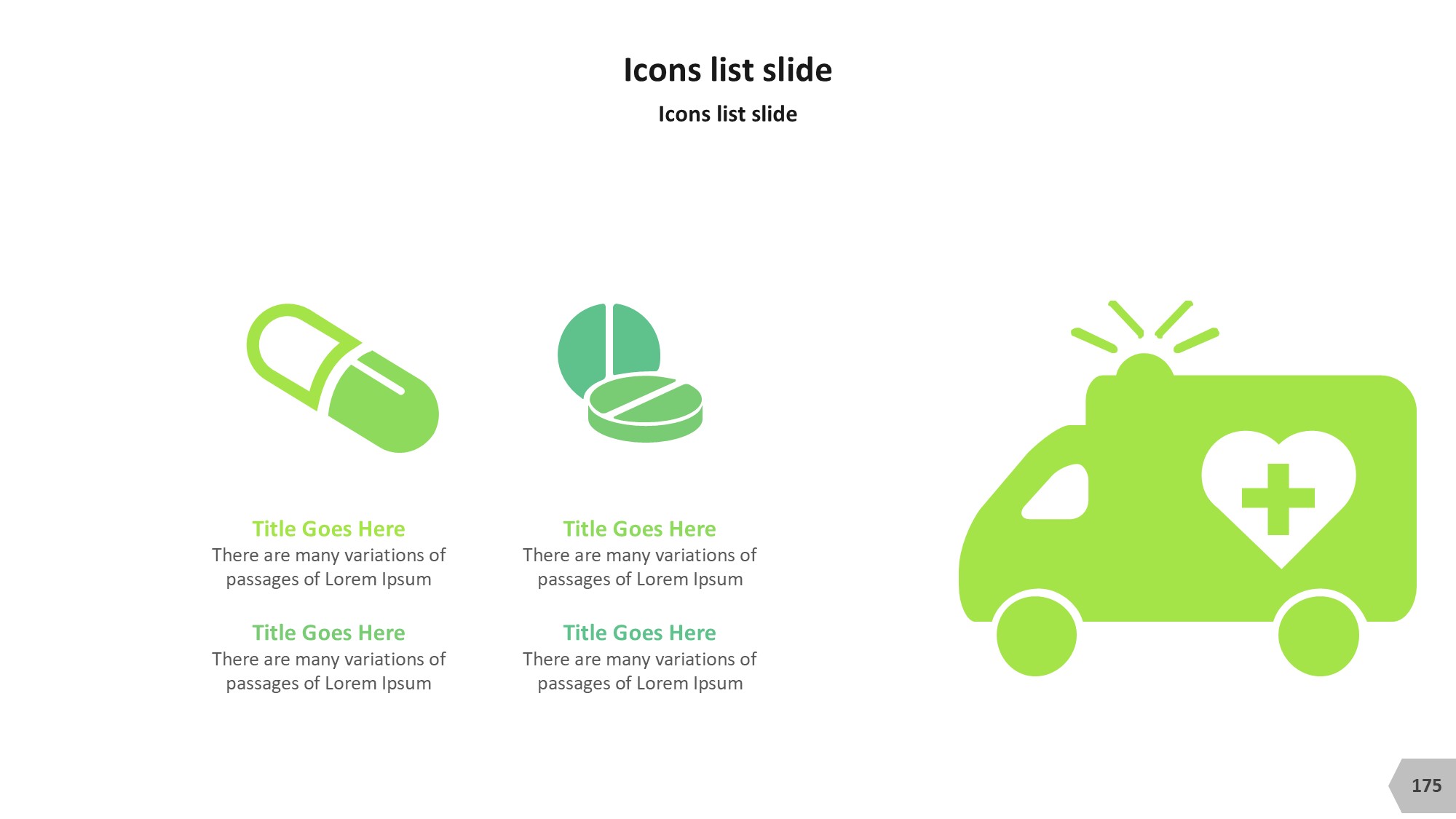医疗医药图形信息图示PPT模板