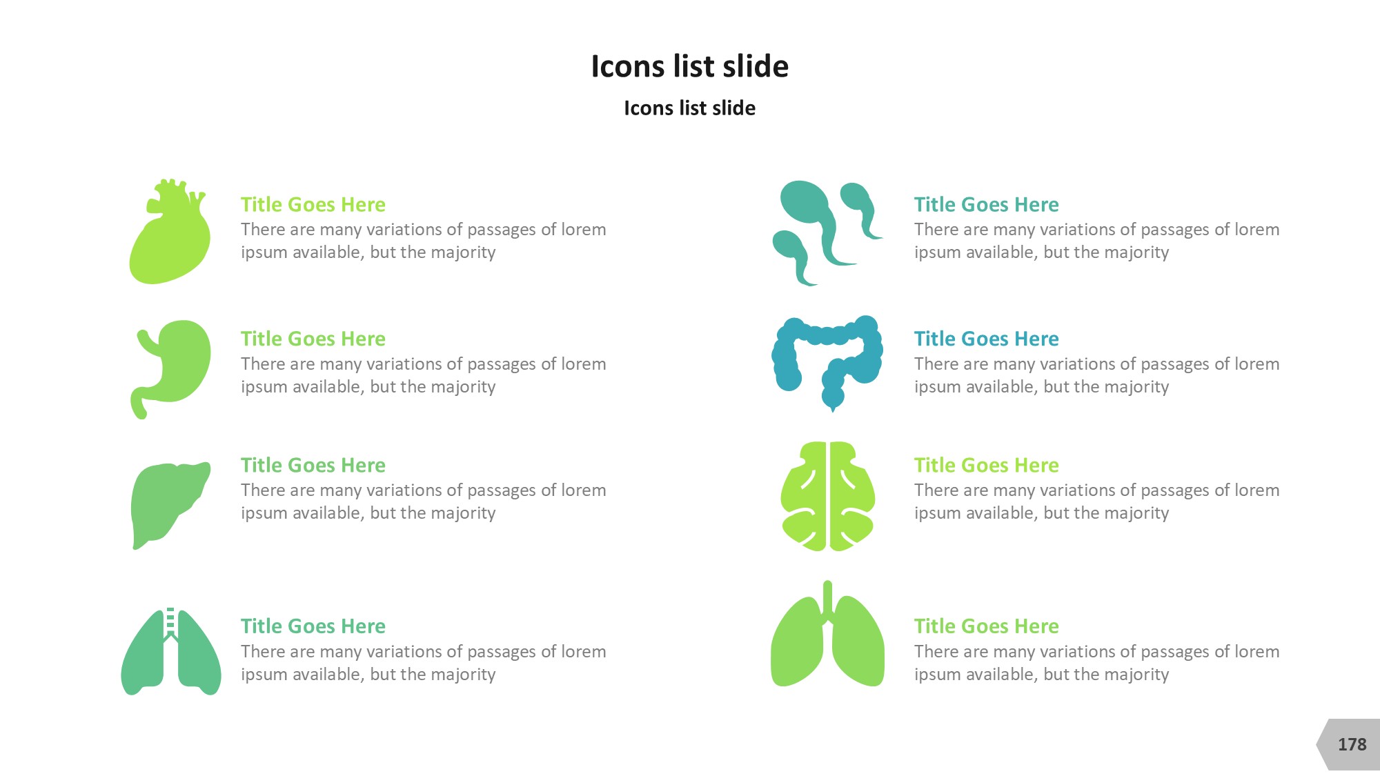 医疗医药图形信息图示PPT模板