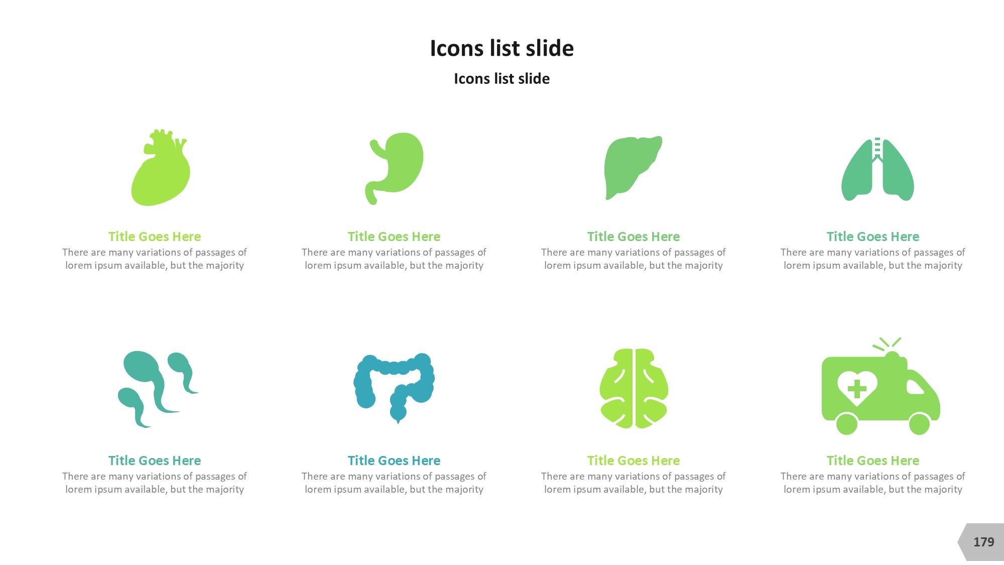 医疗医药图形信息图示PPT模板