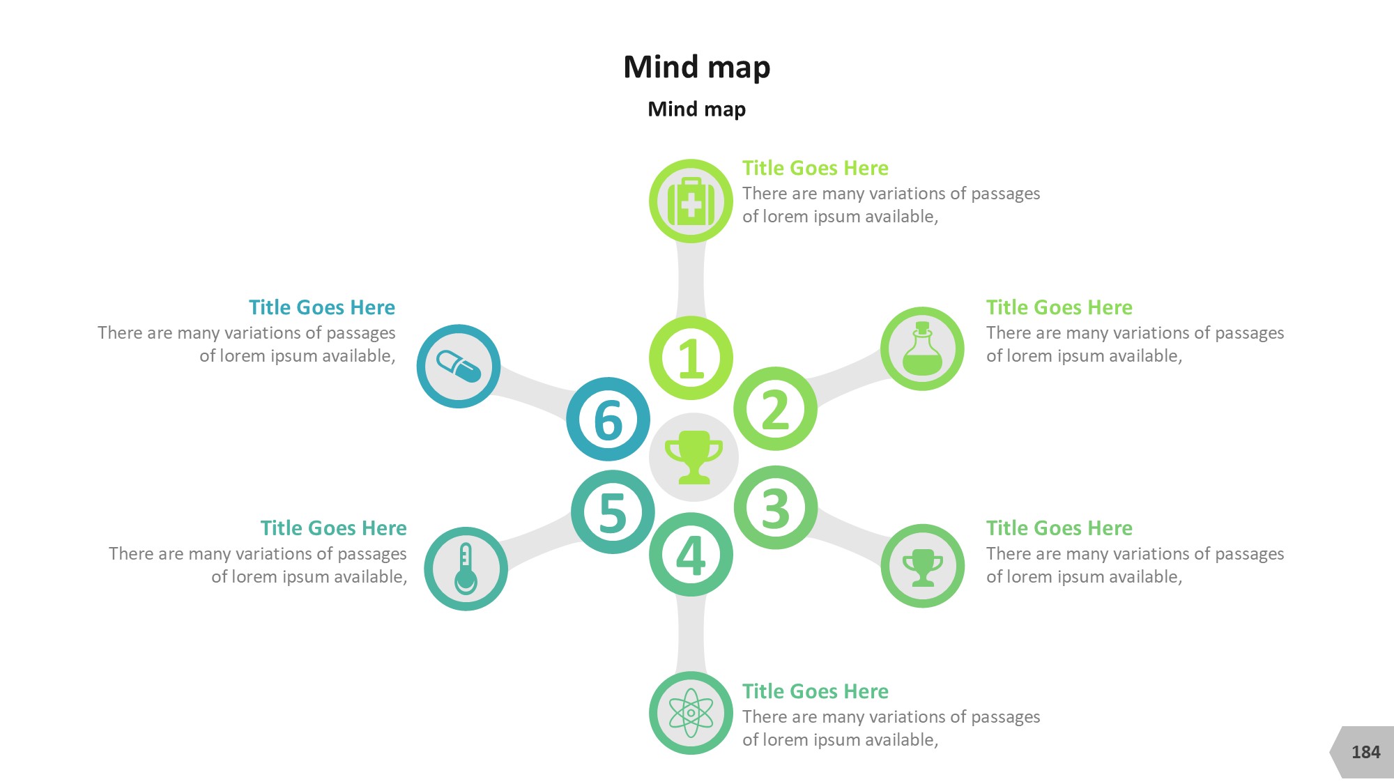 医疗医药图形信息图示PPT模板