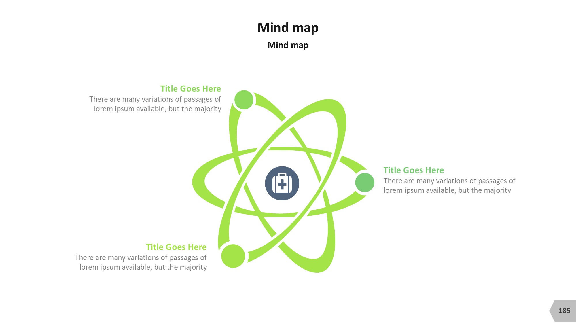 医疗医药图形信息图示PPT模板