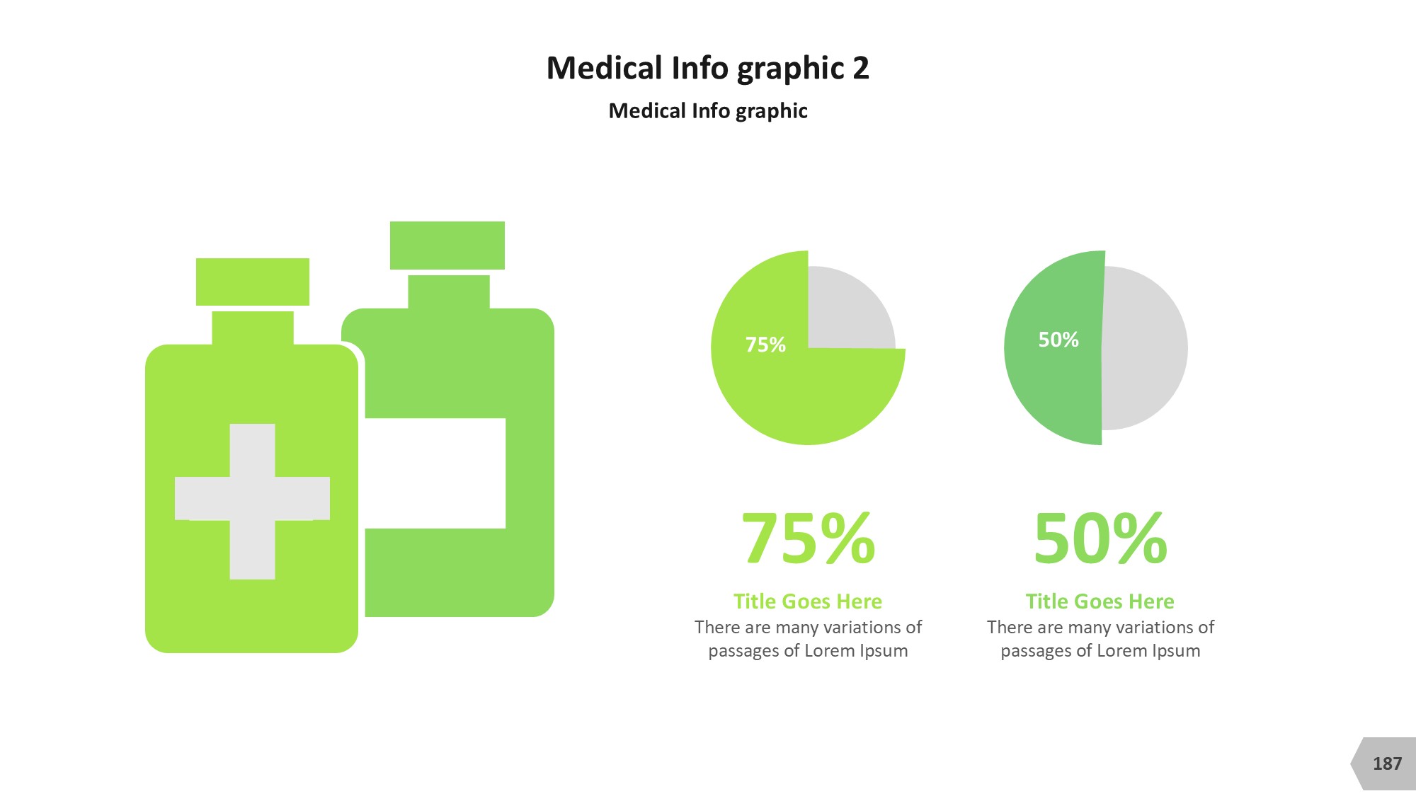 医疗医药图形信息图示PPT模板