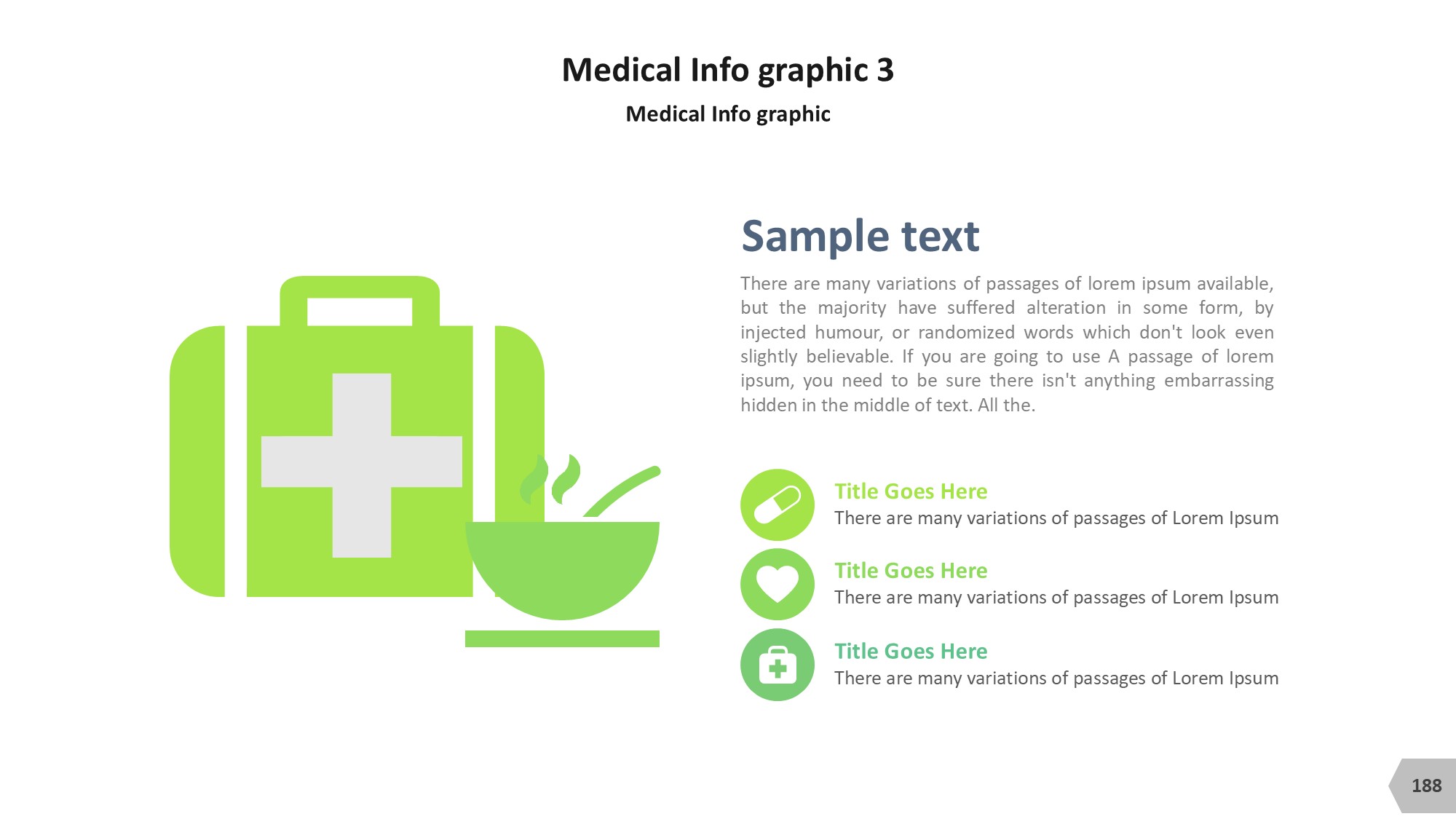 医疗医药图形信息图示PPT模板