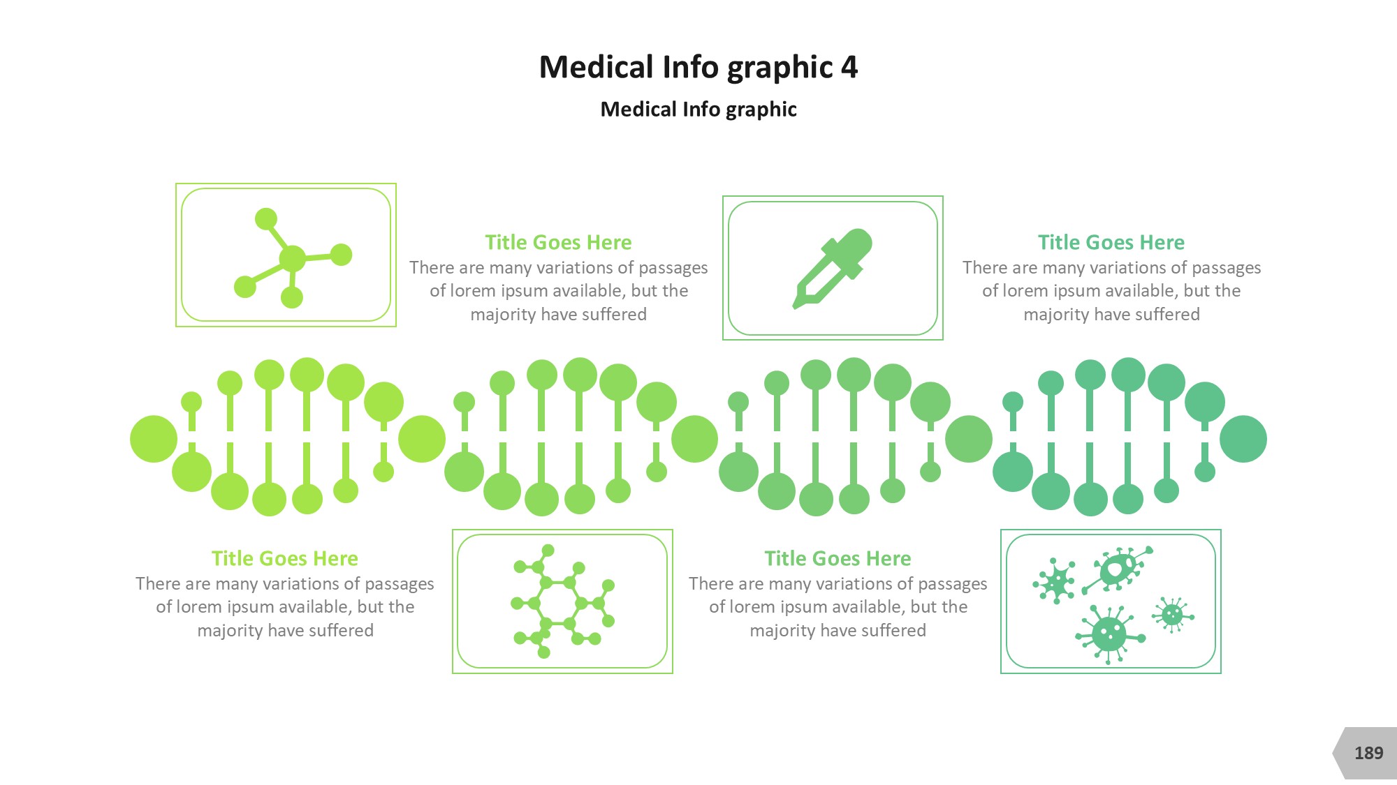 医疗医药图形信息图示PPT模板