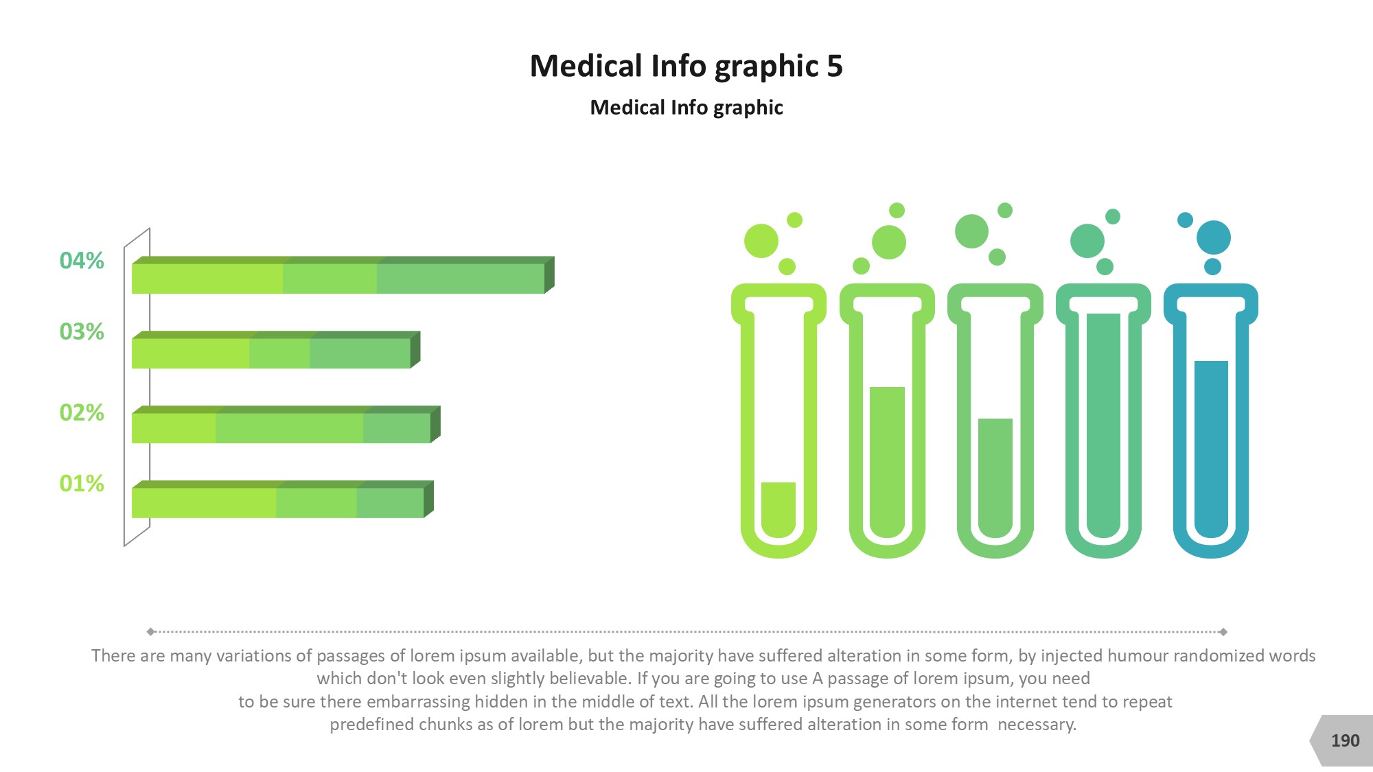 医疗医药图形信息图示PPT模板