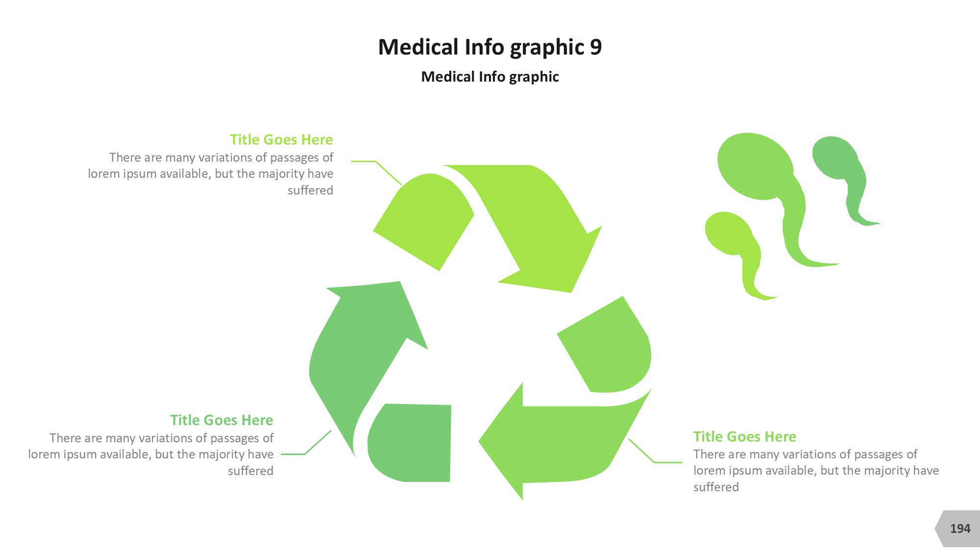 医疗医药图形信息图示PPT模板