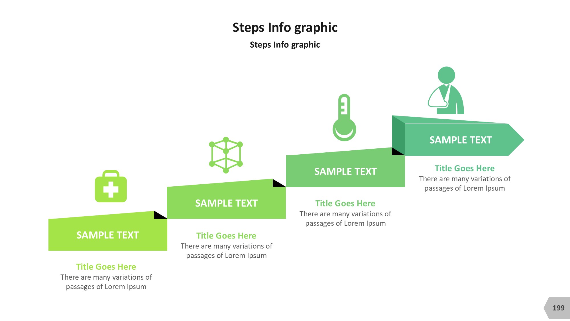医疗医药图形信息图示PPT模板