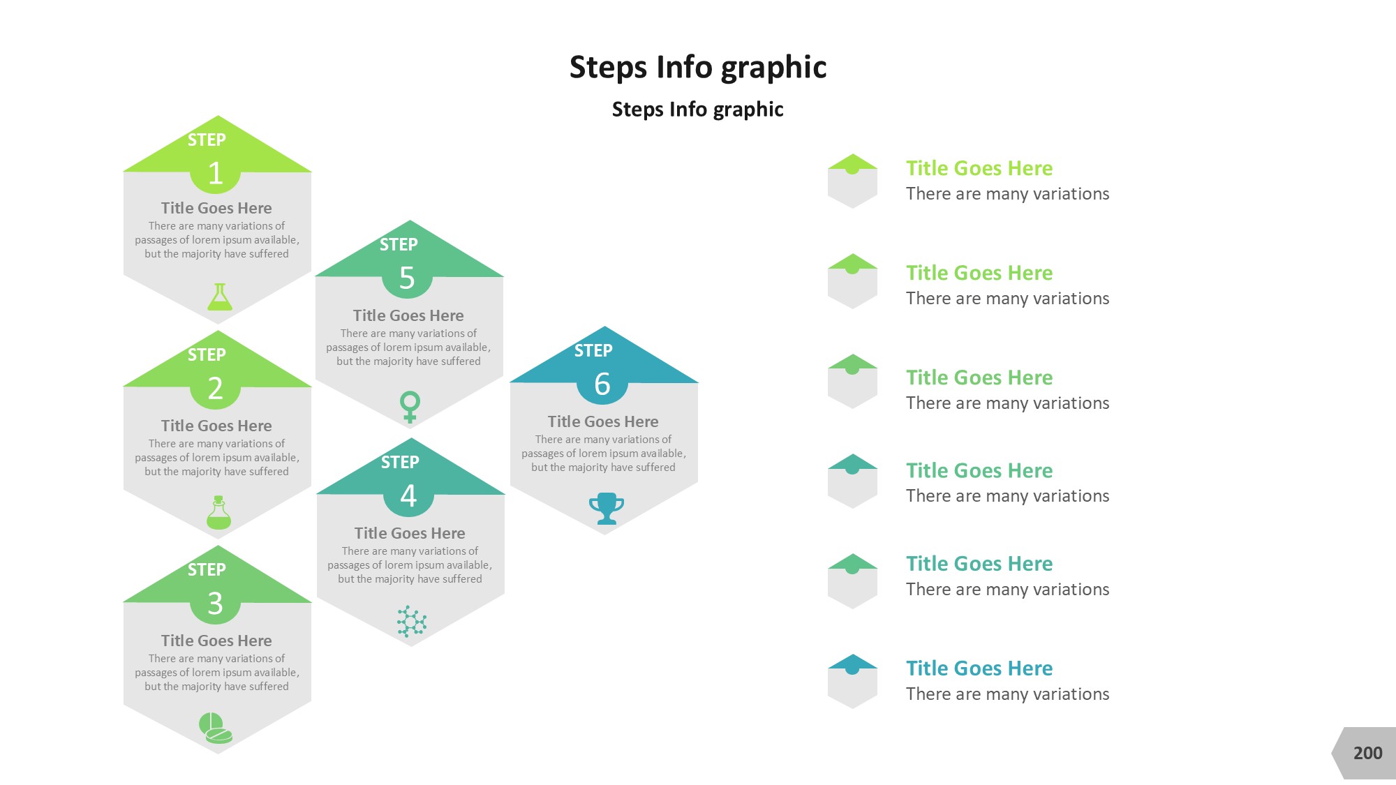 医疗医药图形信息图示PPT模板