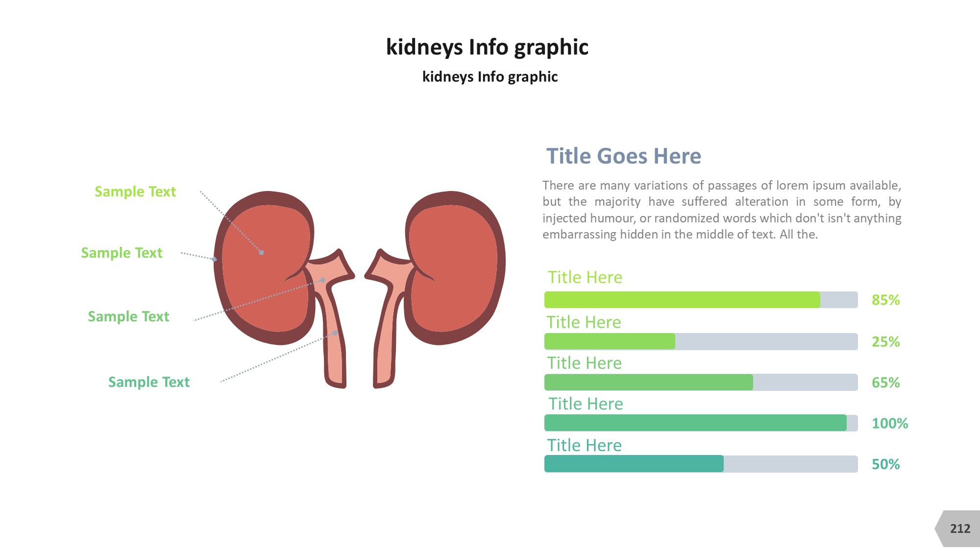 医疗医药图形信息图示PPT模板