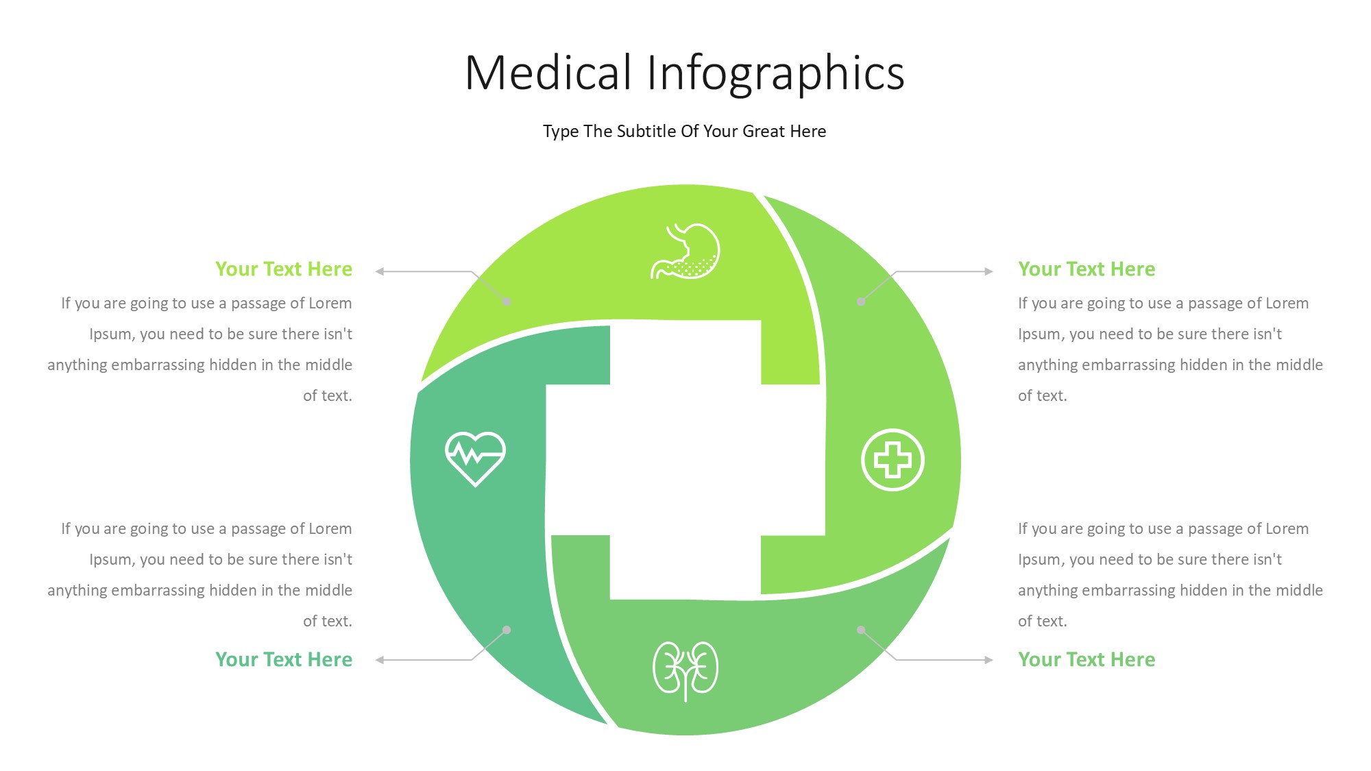 医疗医药图形信息图示PPT模板