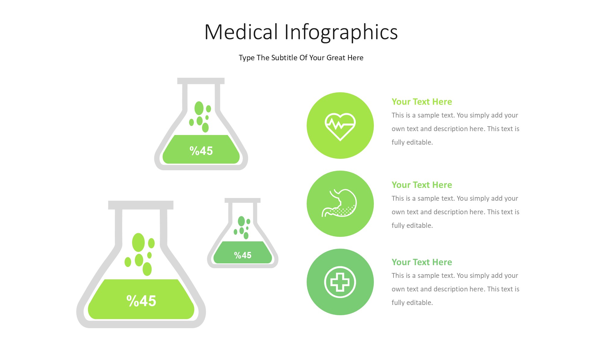 医疗医药图形信息图示PPT模板