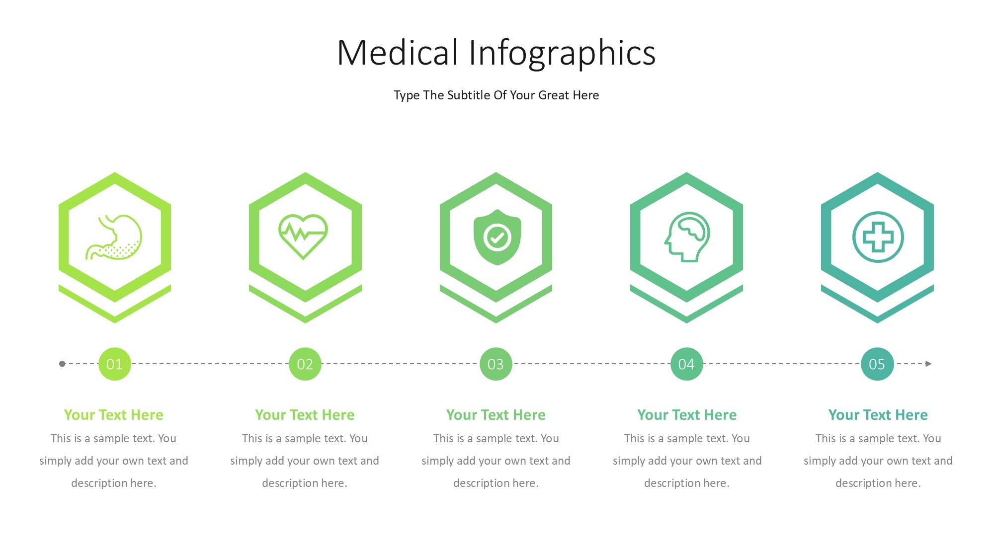 医疗医药图形信息图示PPT模板