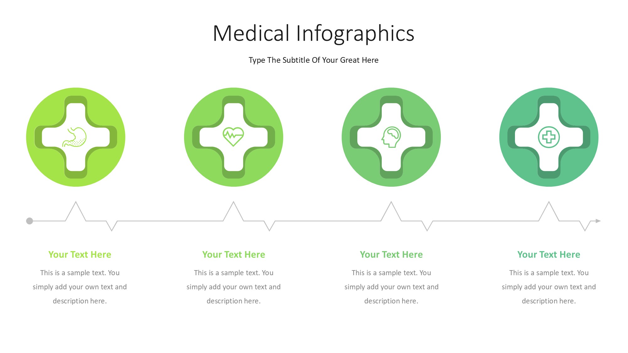 医疗医药图形信息图示PPT模板