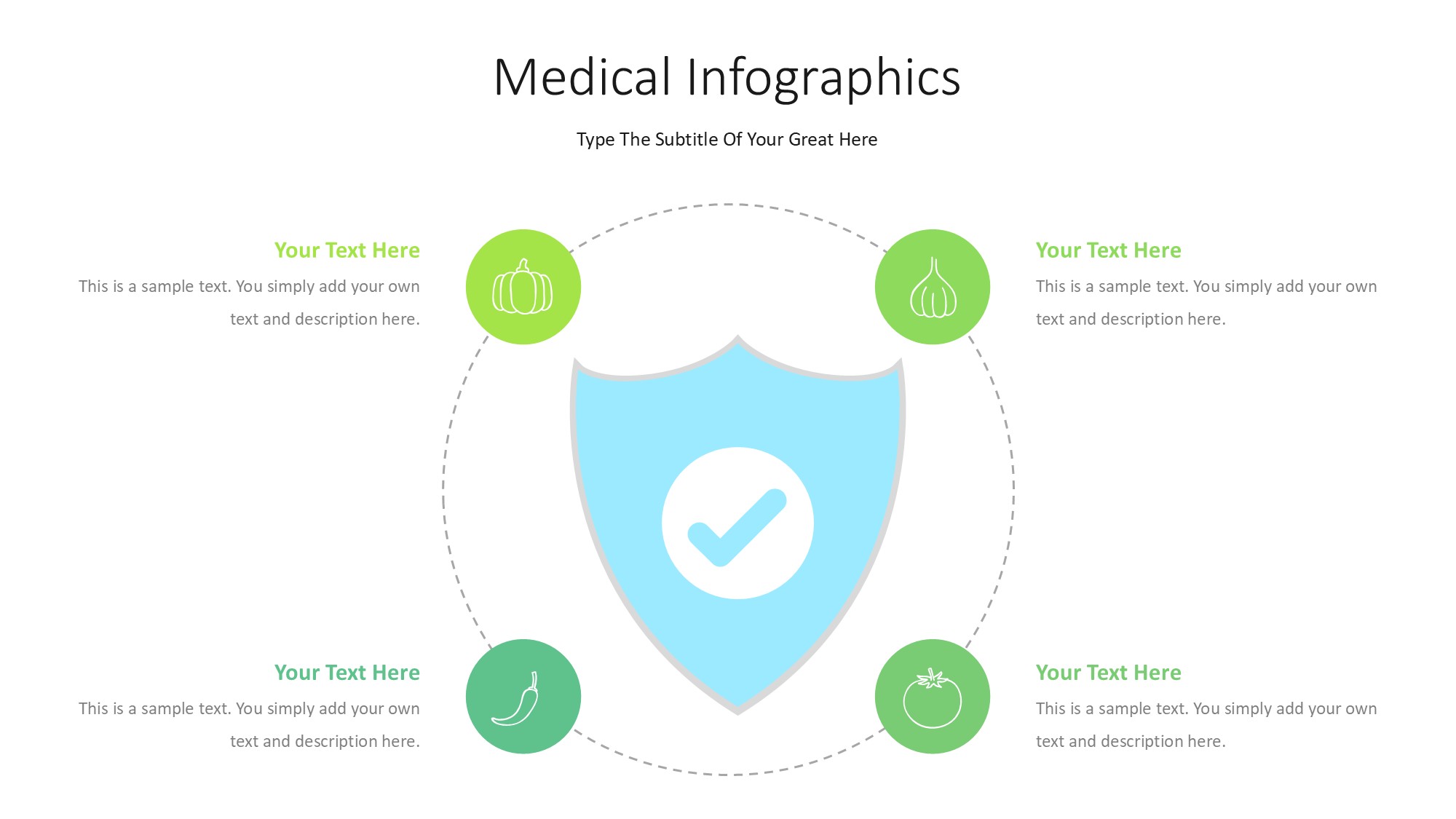 医疗医药图形信息图示PPT模板