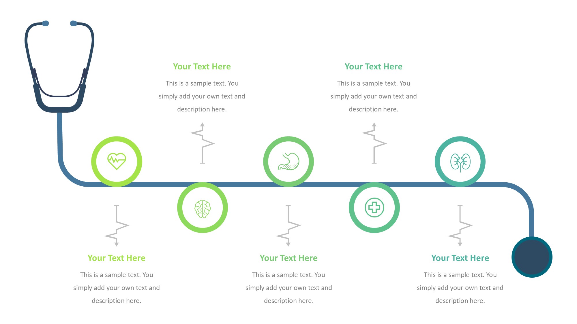 医疗医药图形信息图示PPT模板