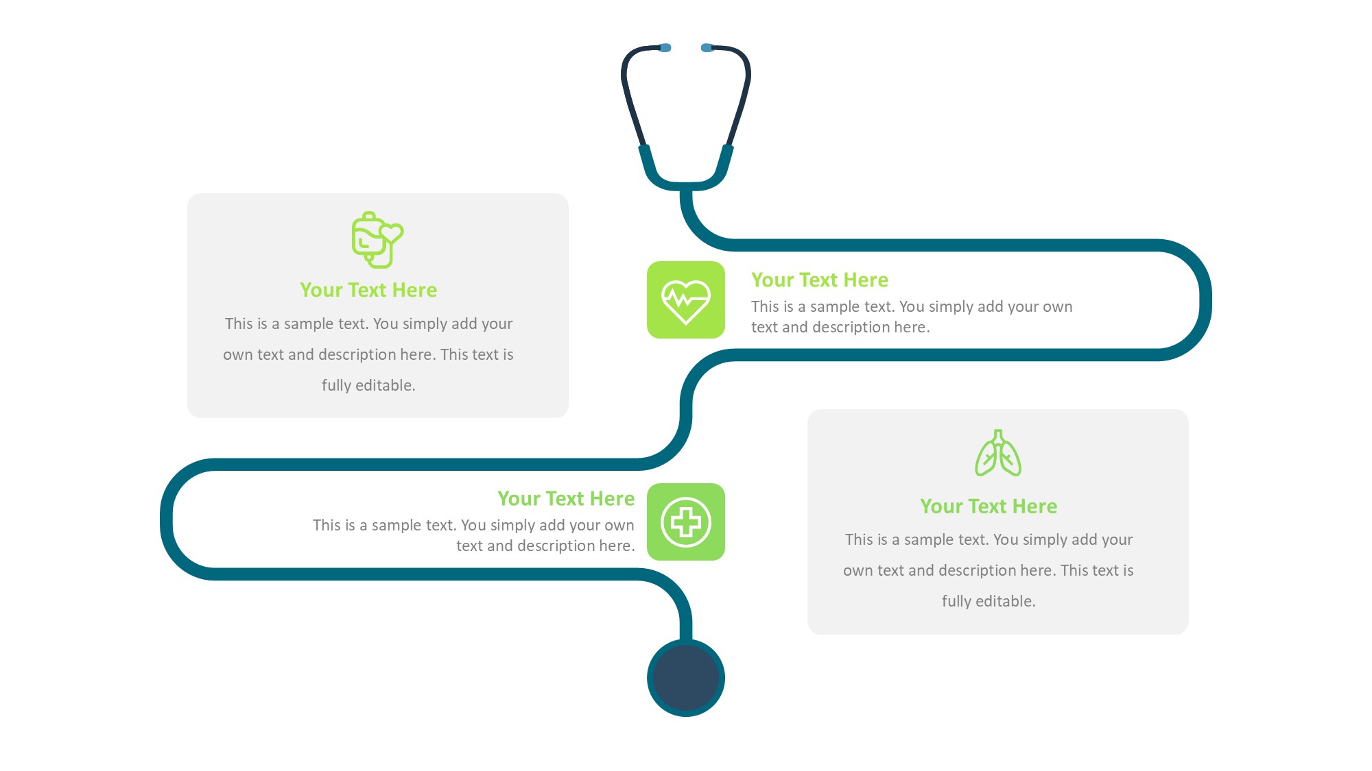 医疗医药图形信息图示PPT模板