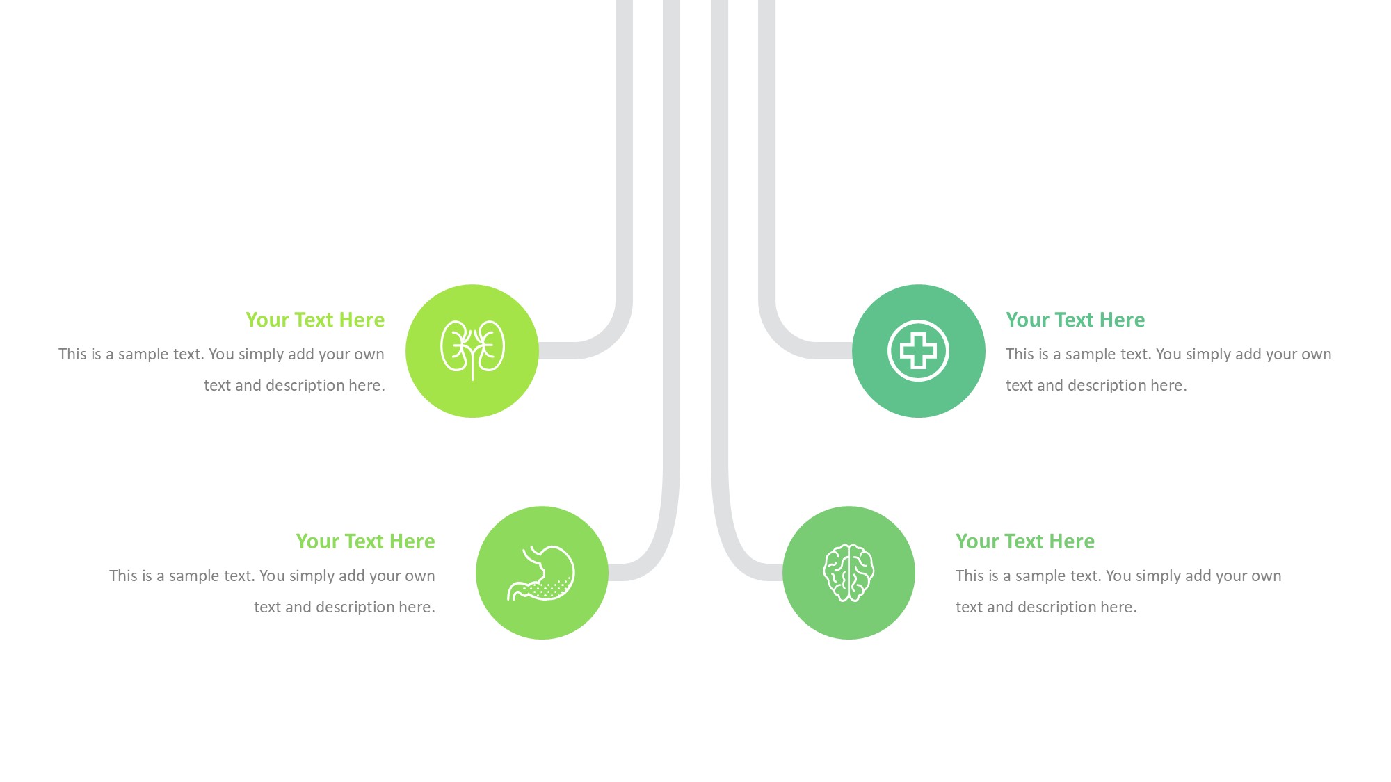 医疗医药图形信息图示PPT模板