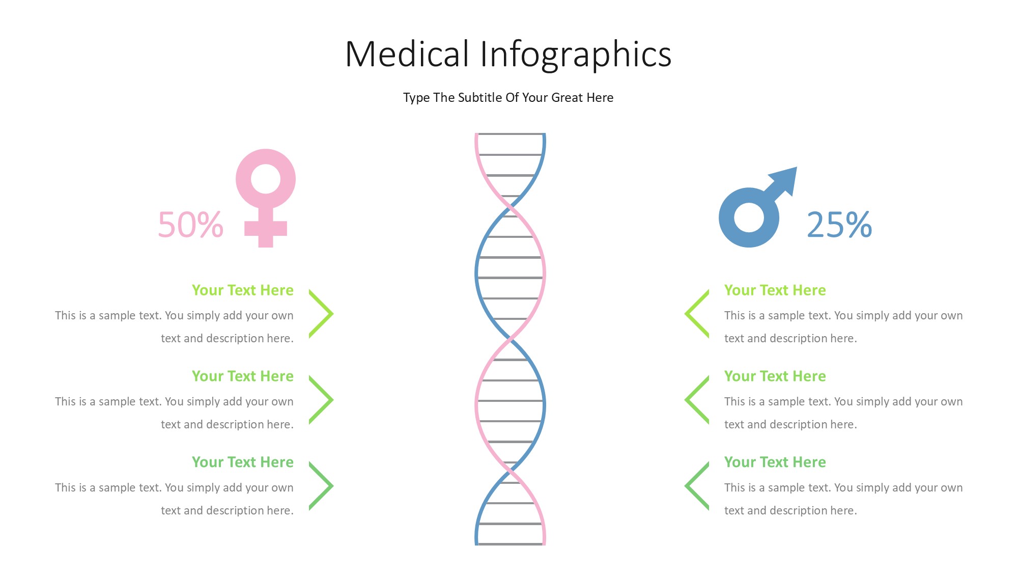 医疗医药图形信息图示PPT模板