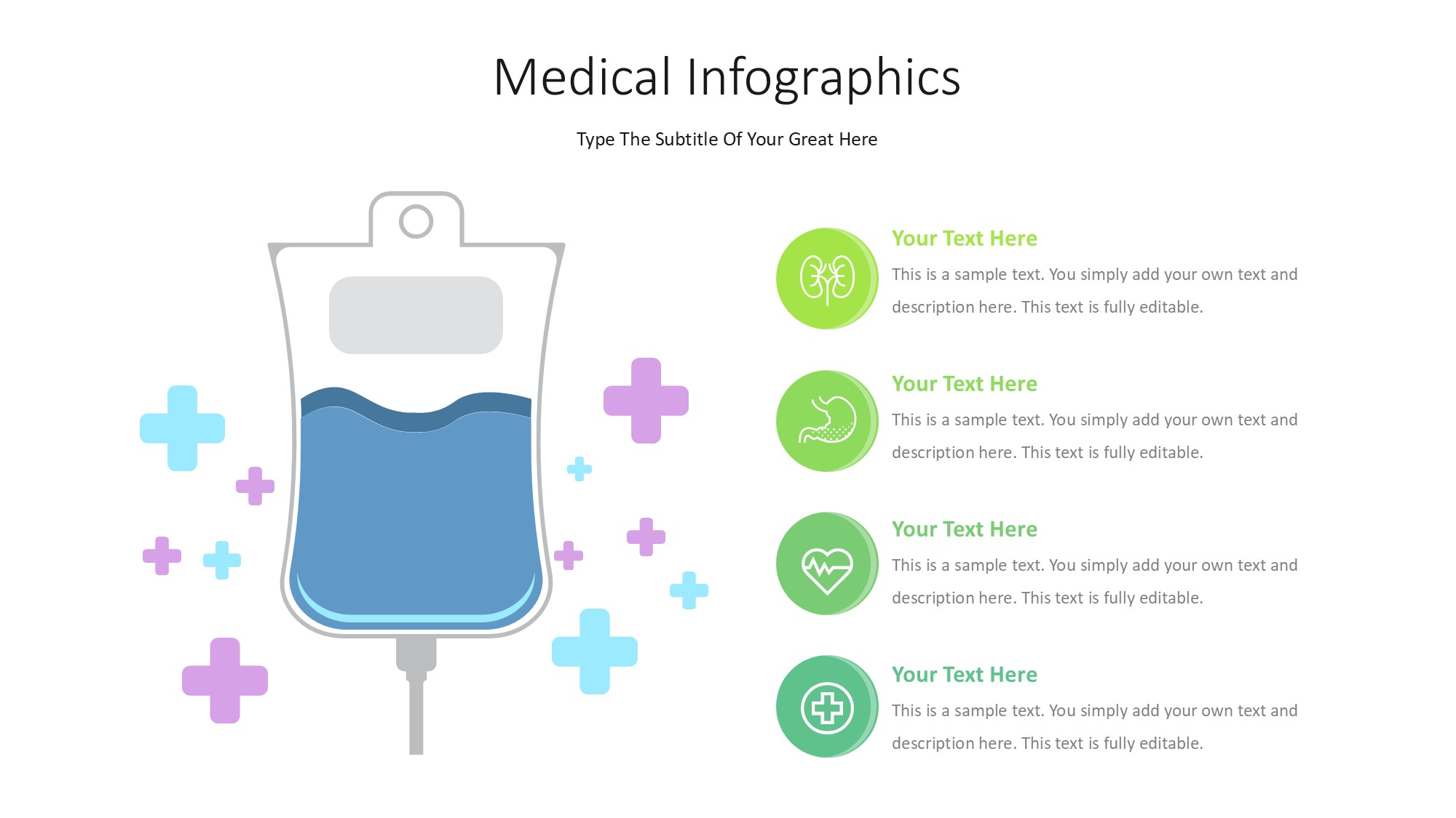 医疗医药图形信息图示PPT模板